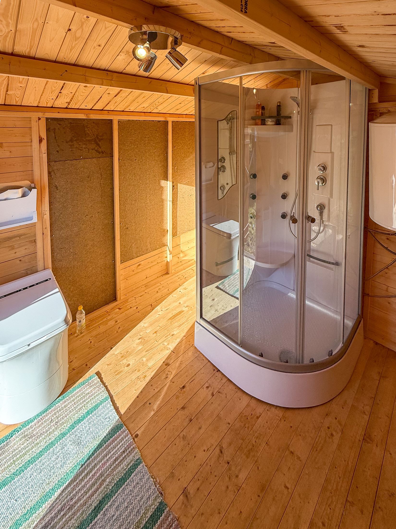 Nytt badrum i förrådet