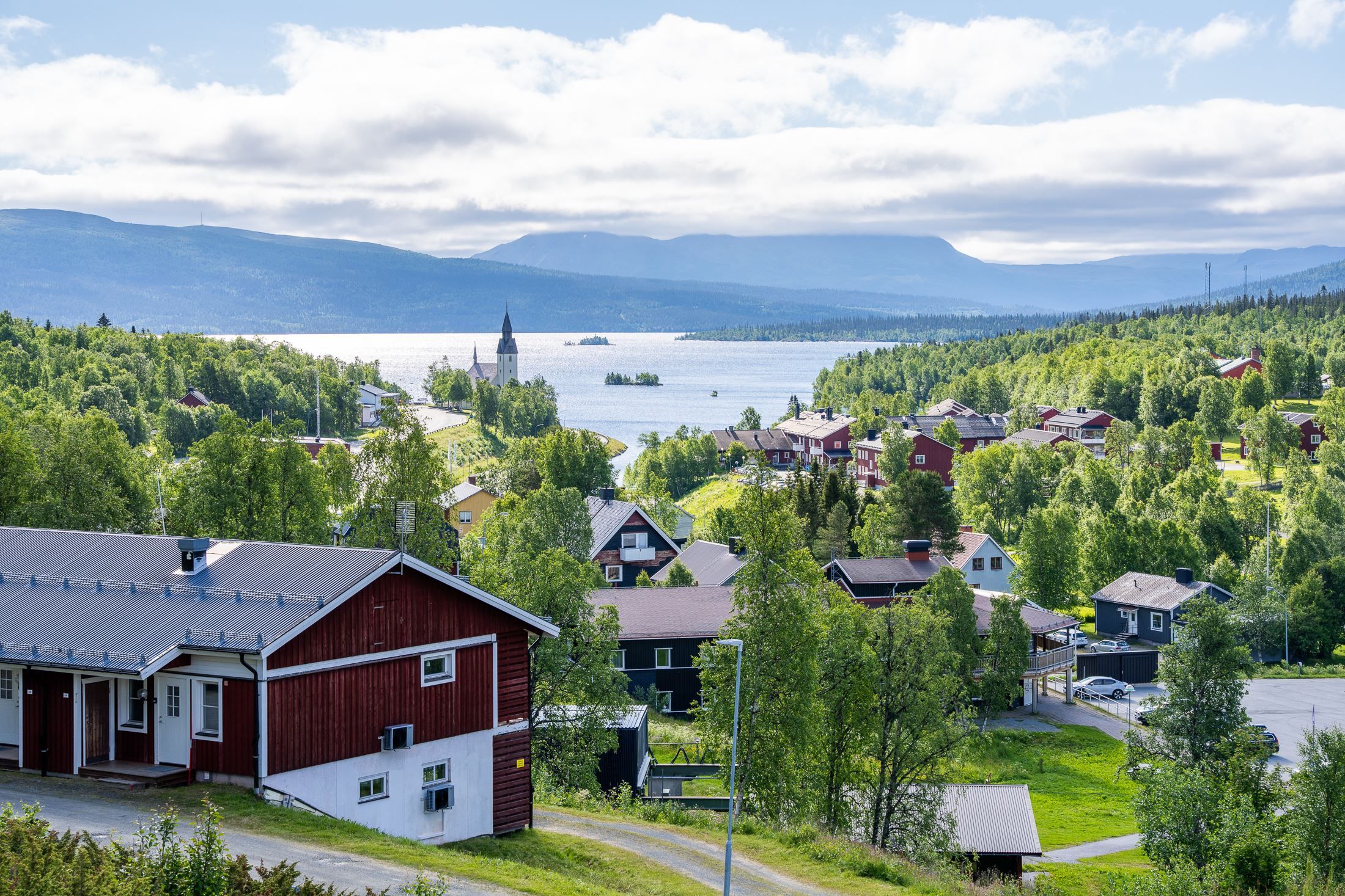Utsikt från balkongen
