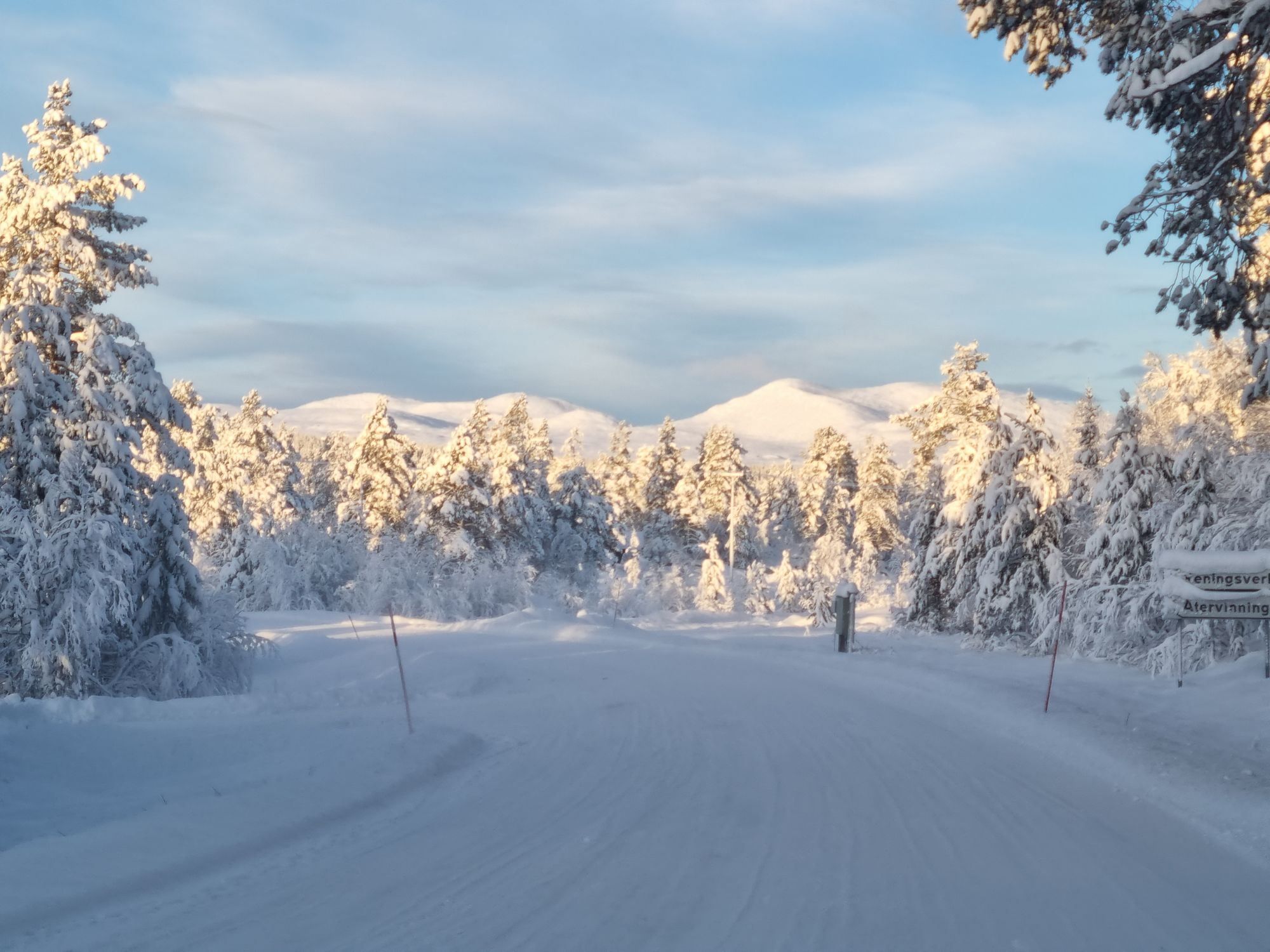 Vintervy mot Linnéstigen