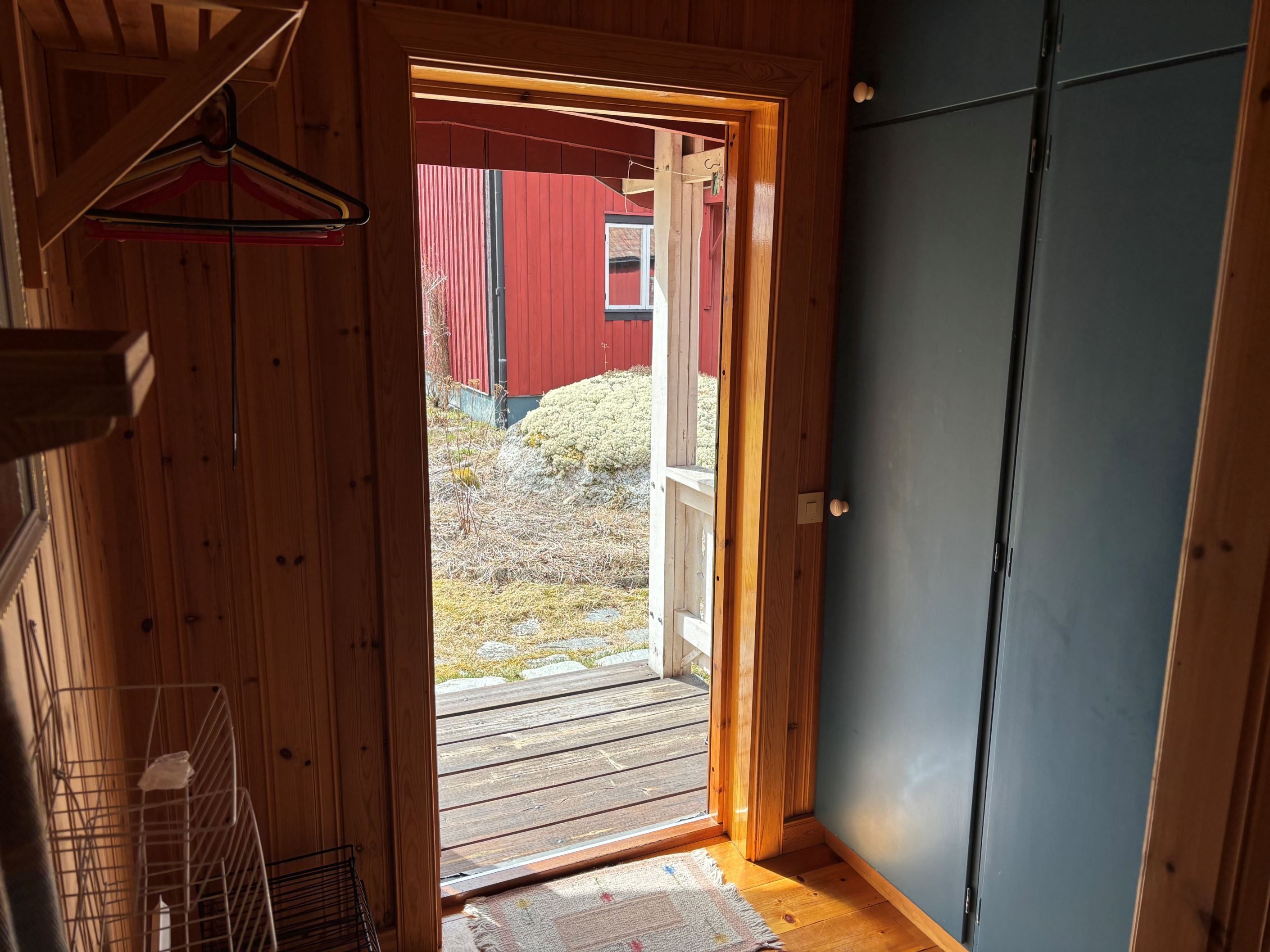 Entré till gäststugan