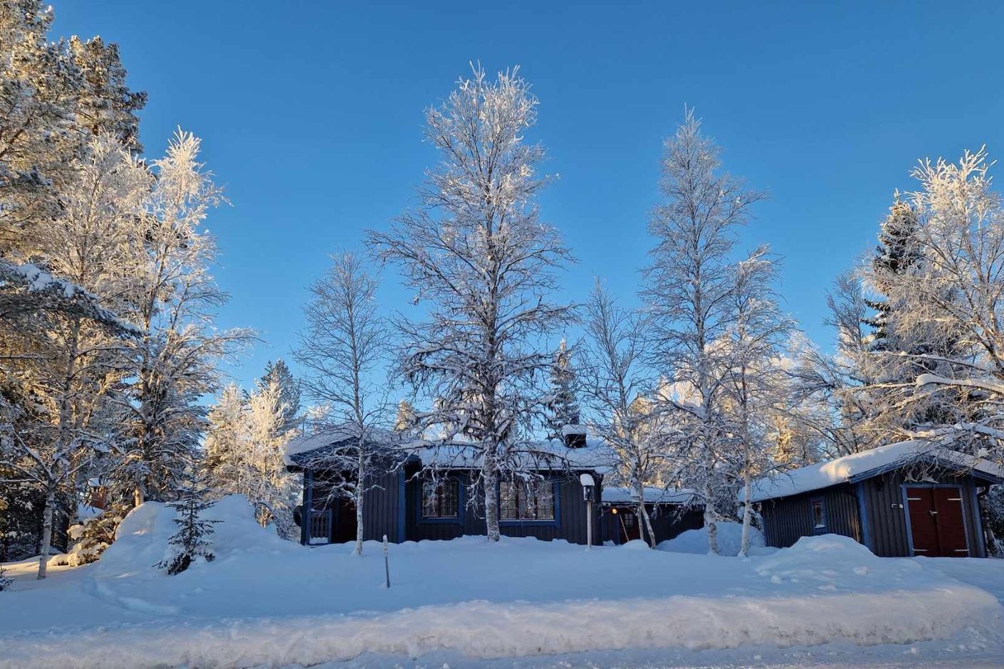 Huset vintertid