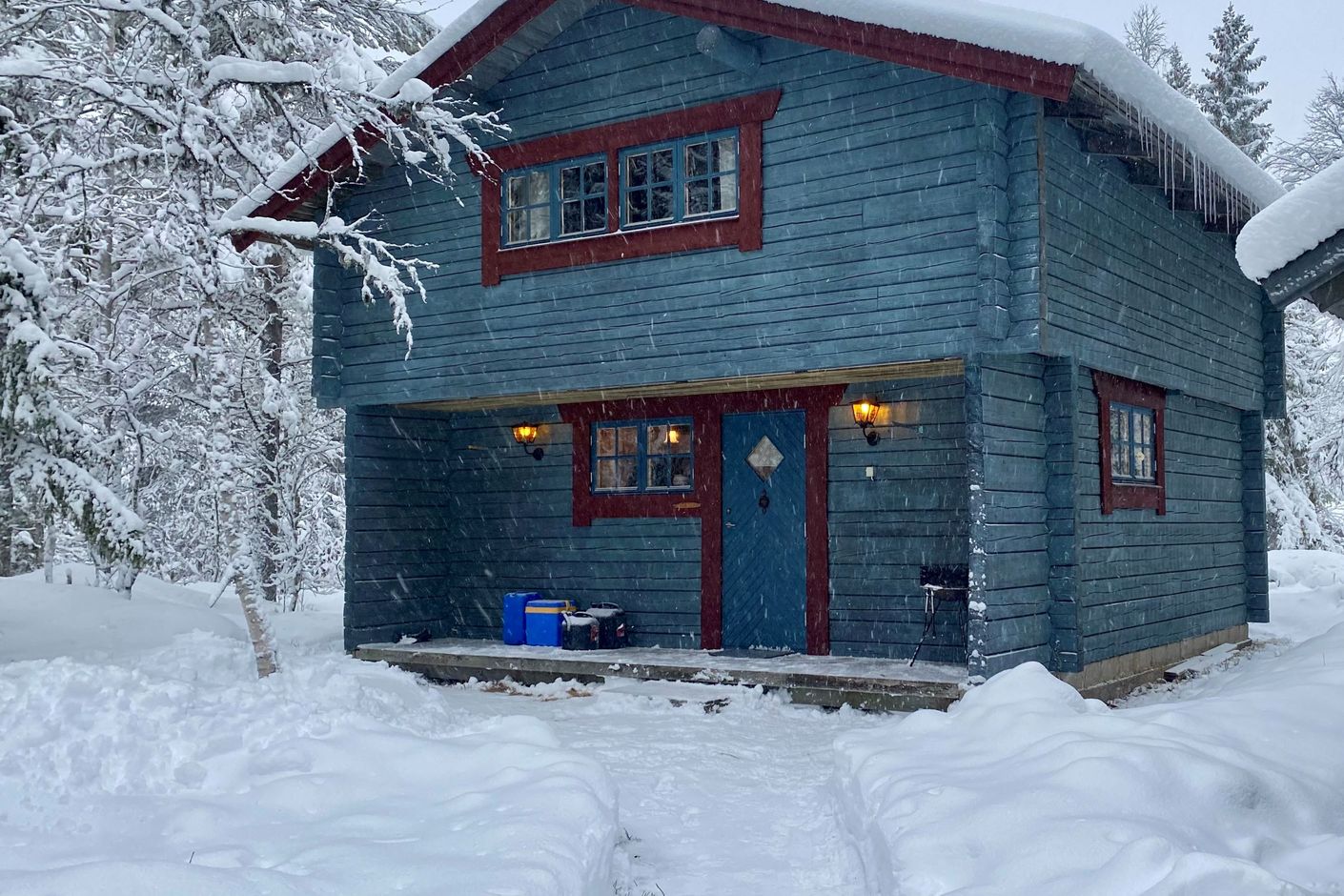 Huset vintertid