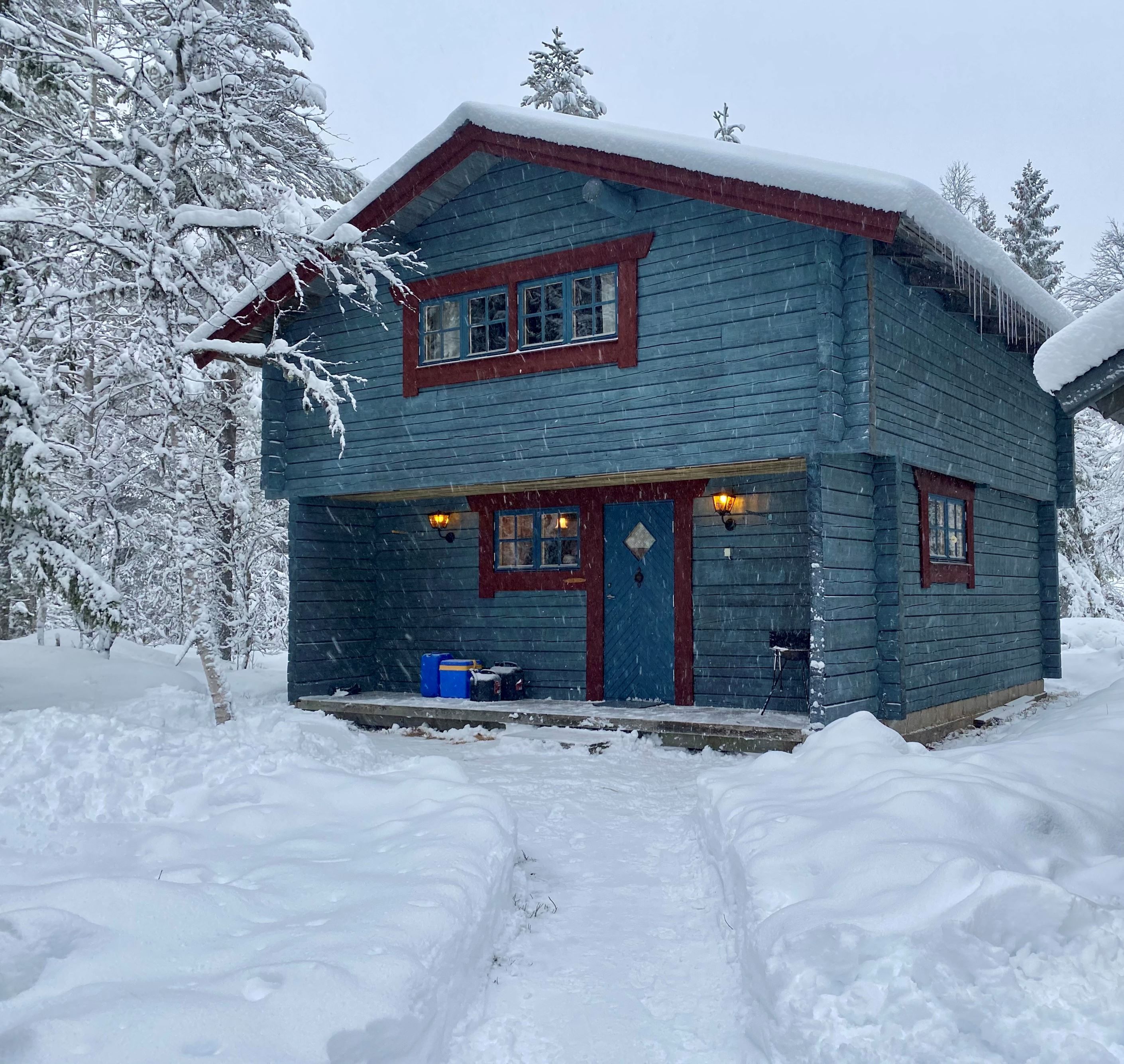Huset vintertid