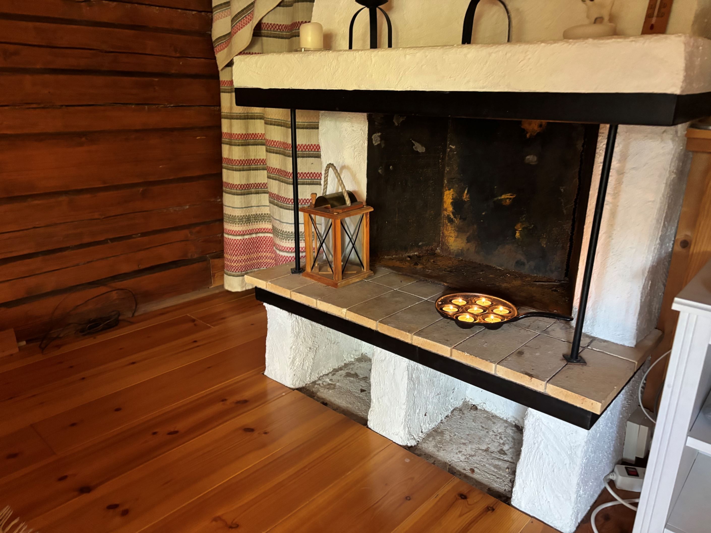 Kamin i allrum