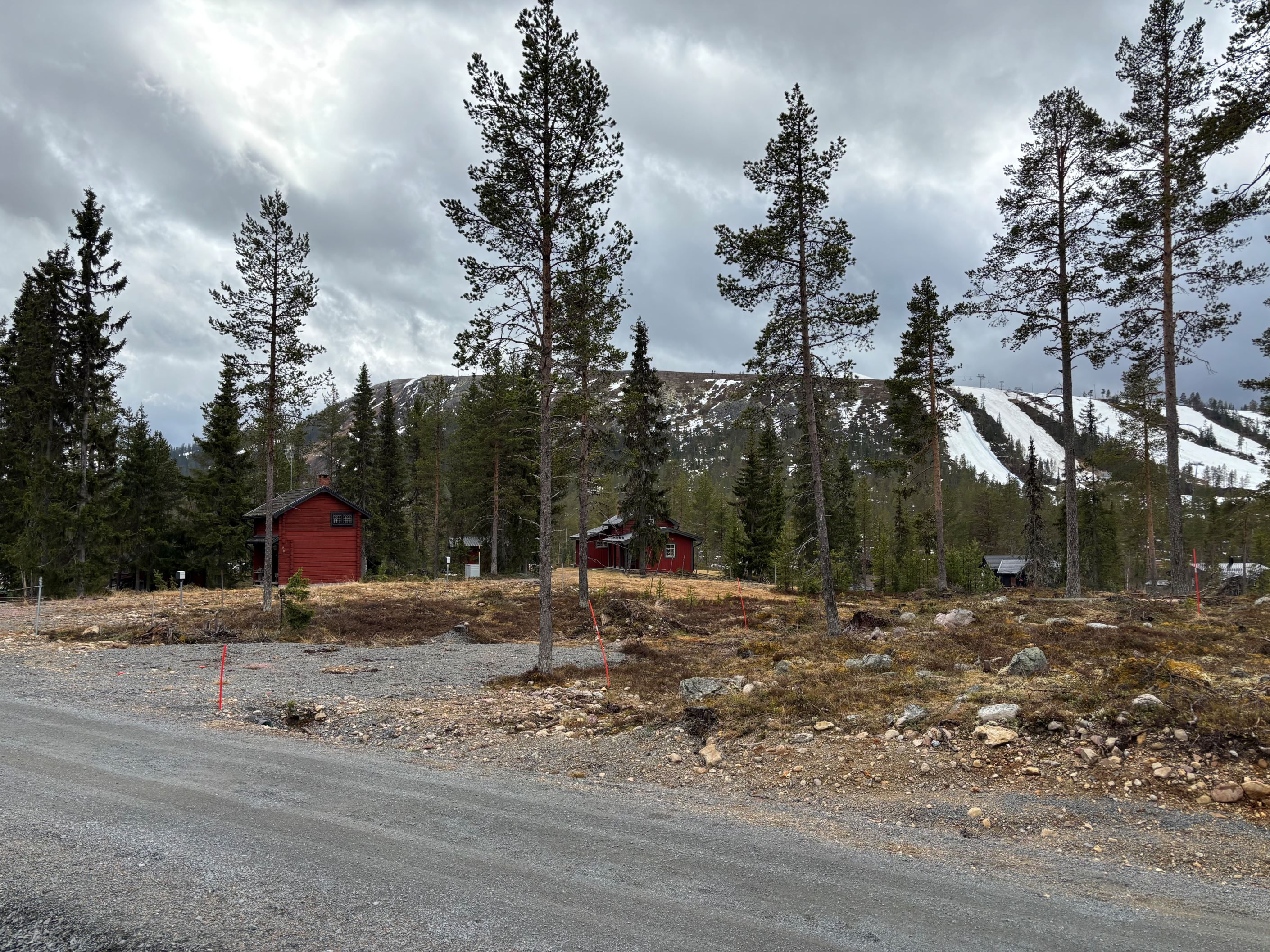 Utsikt mot nord backarna