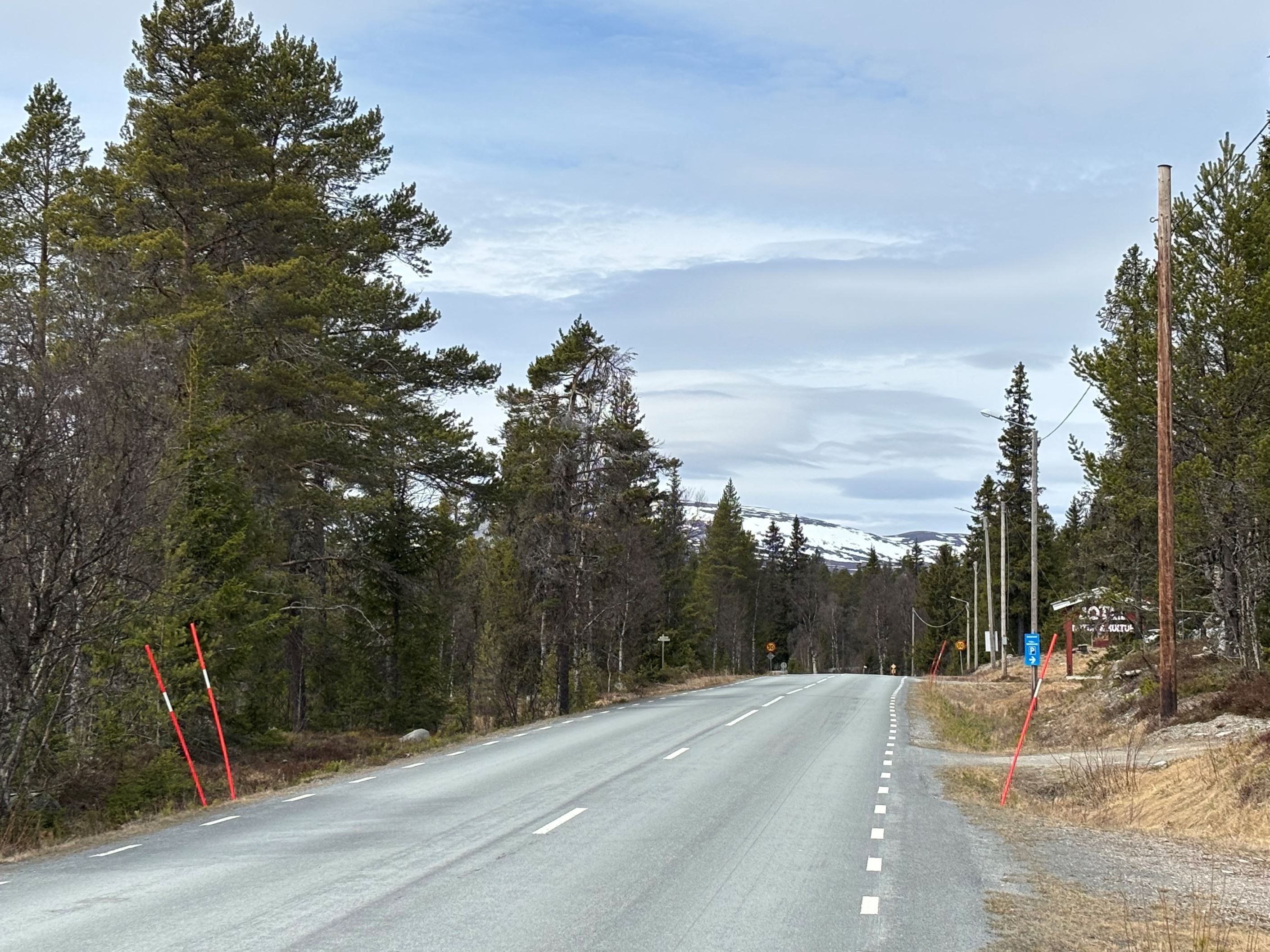 Fantastisk utsikt mot Salsfjället