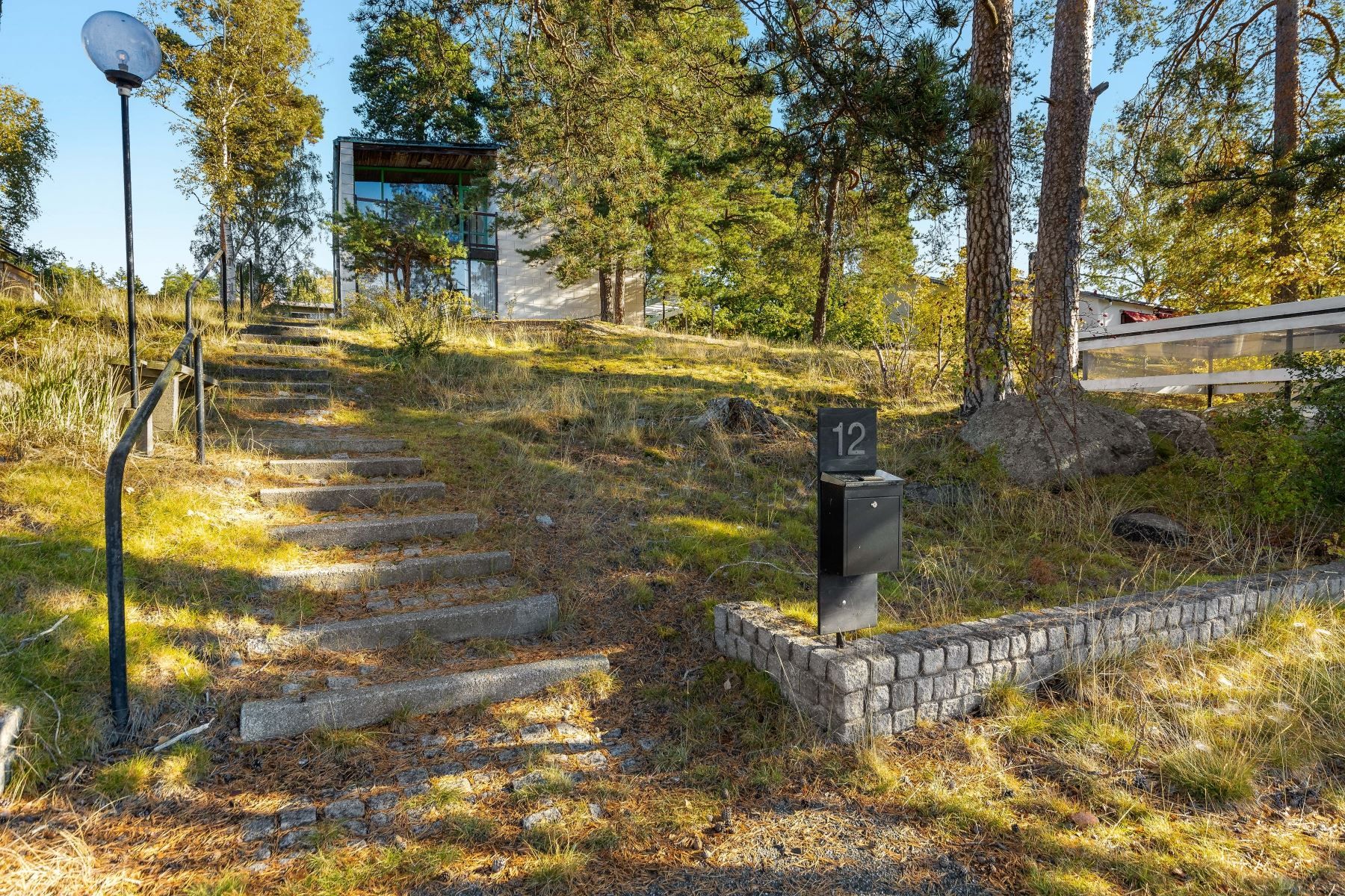 Huset sett från gatan