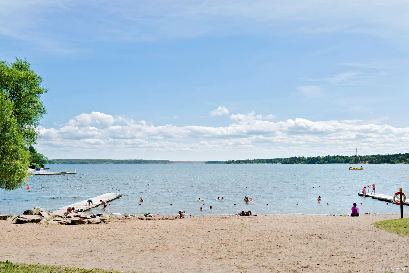 Lövstabadet sandstrand 2