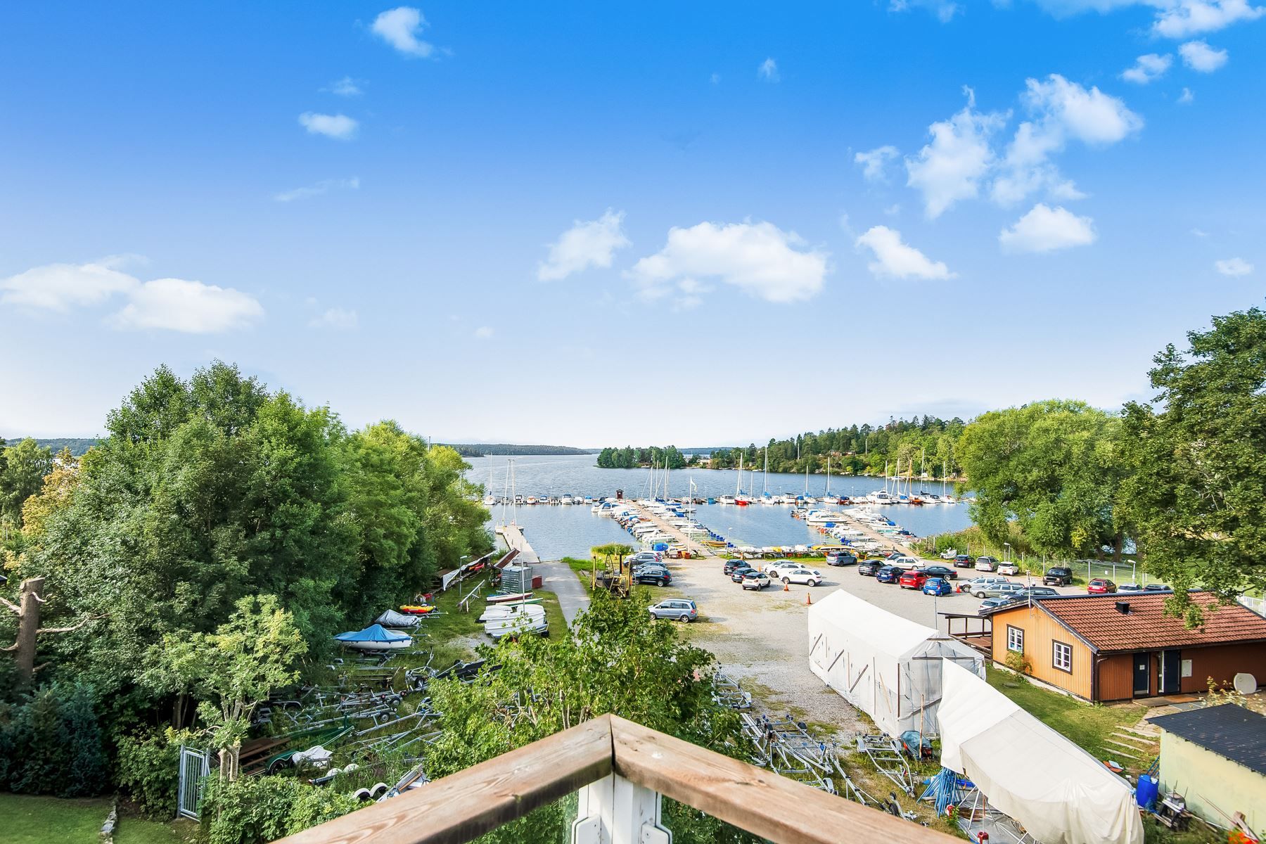 Utsikten talar för sig själv.
