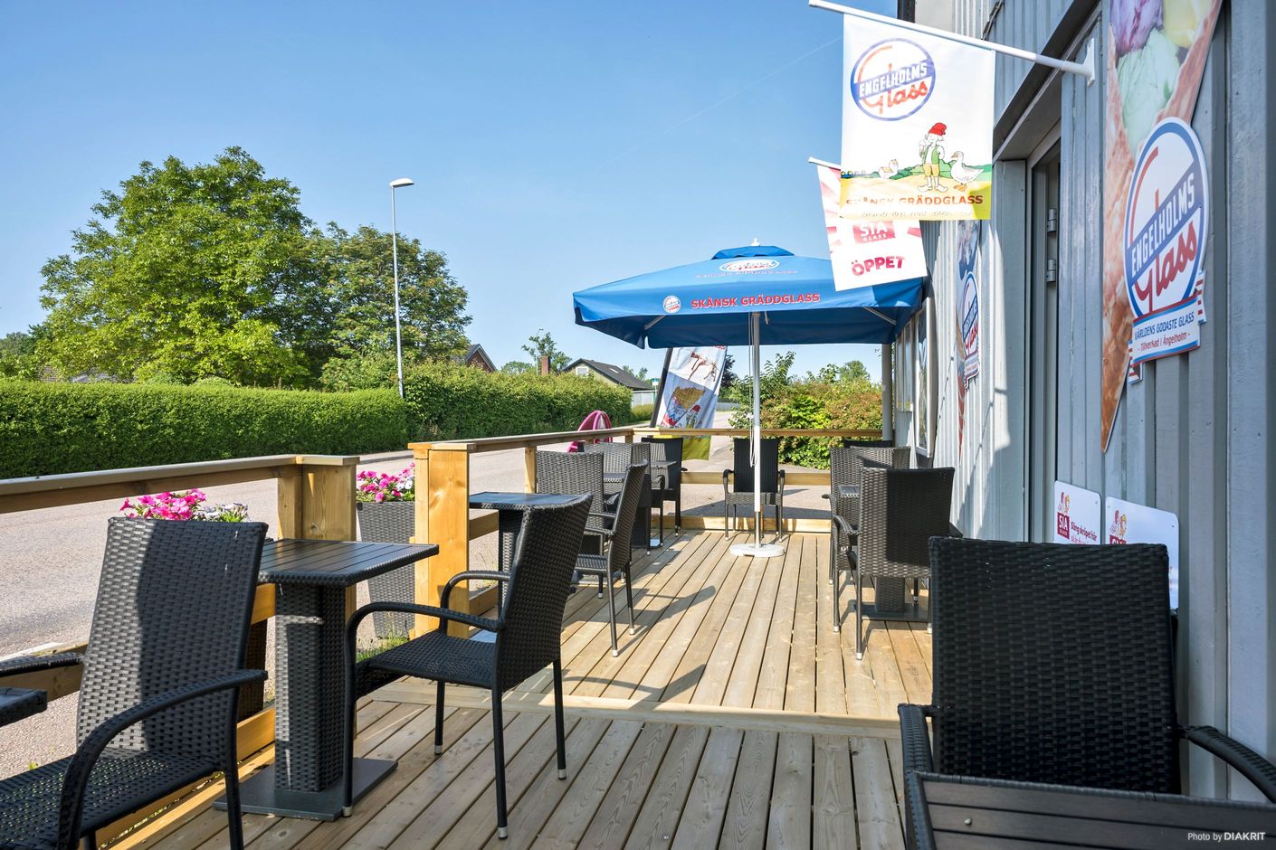 Uteservering glassbar