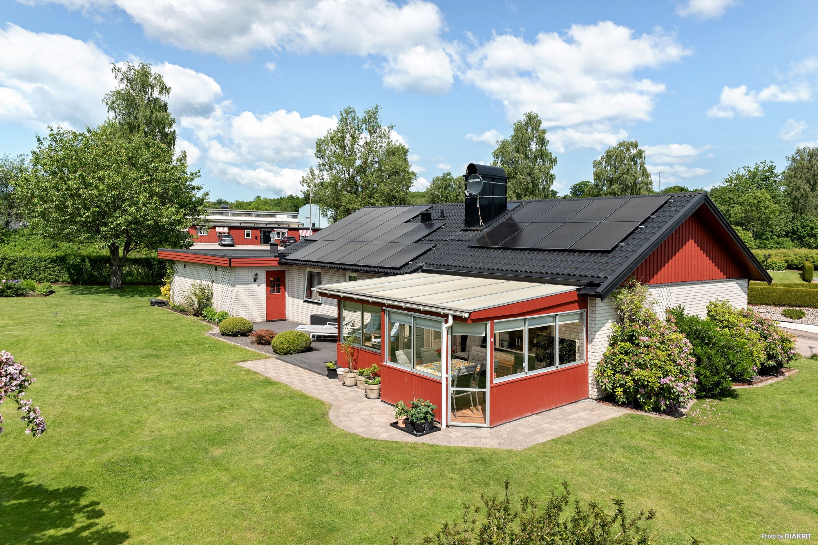 Underbar trädgård