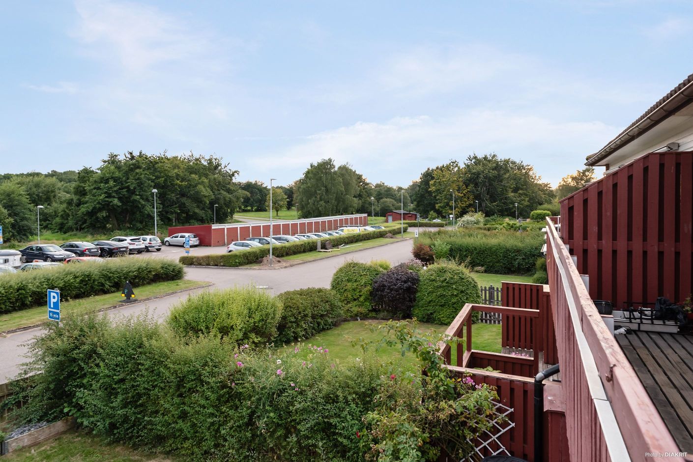 Utsikt från balkong