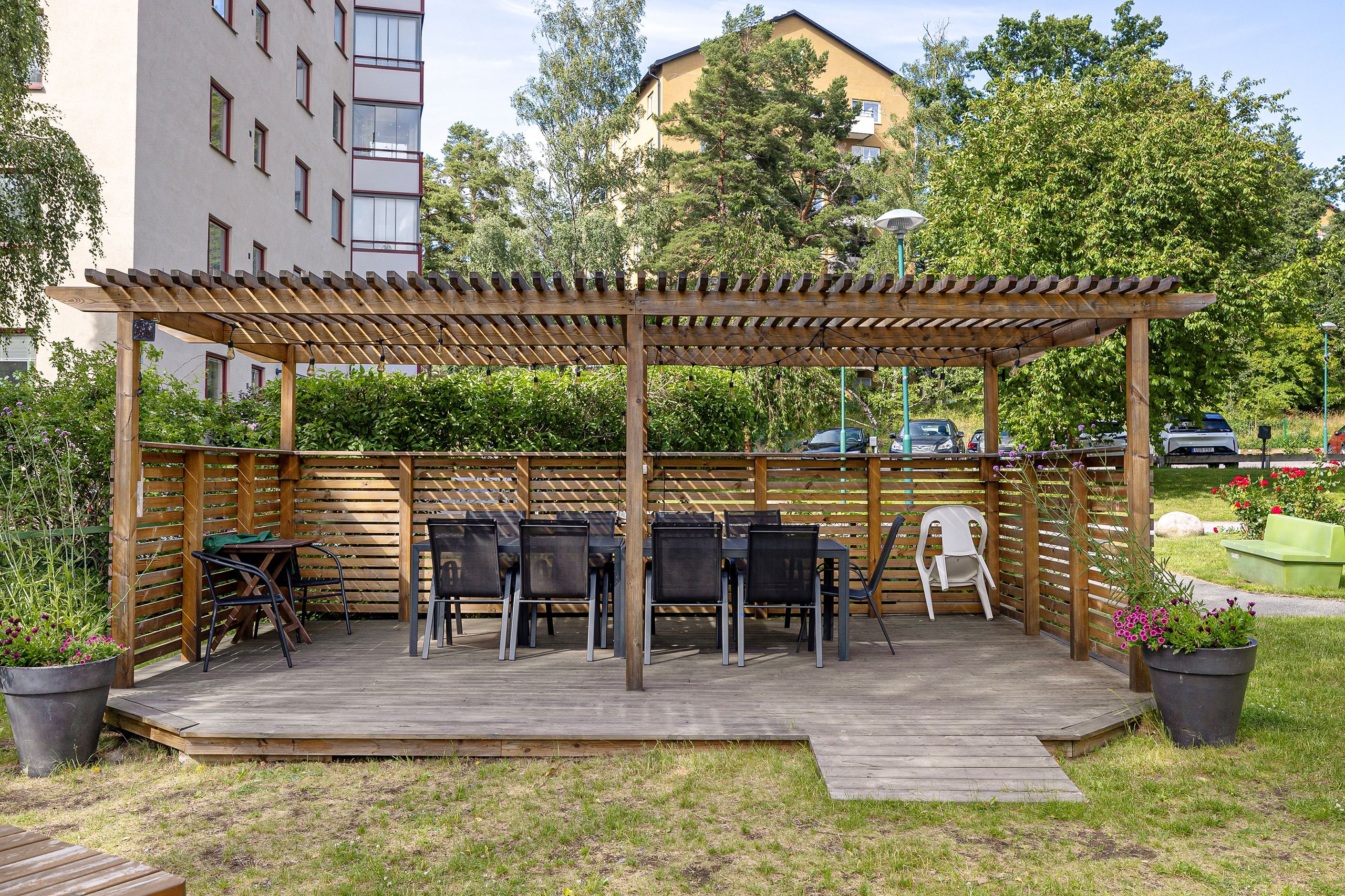 Föreningens gemensamma uteplats