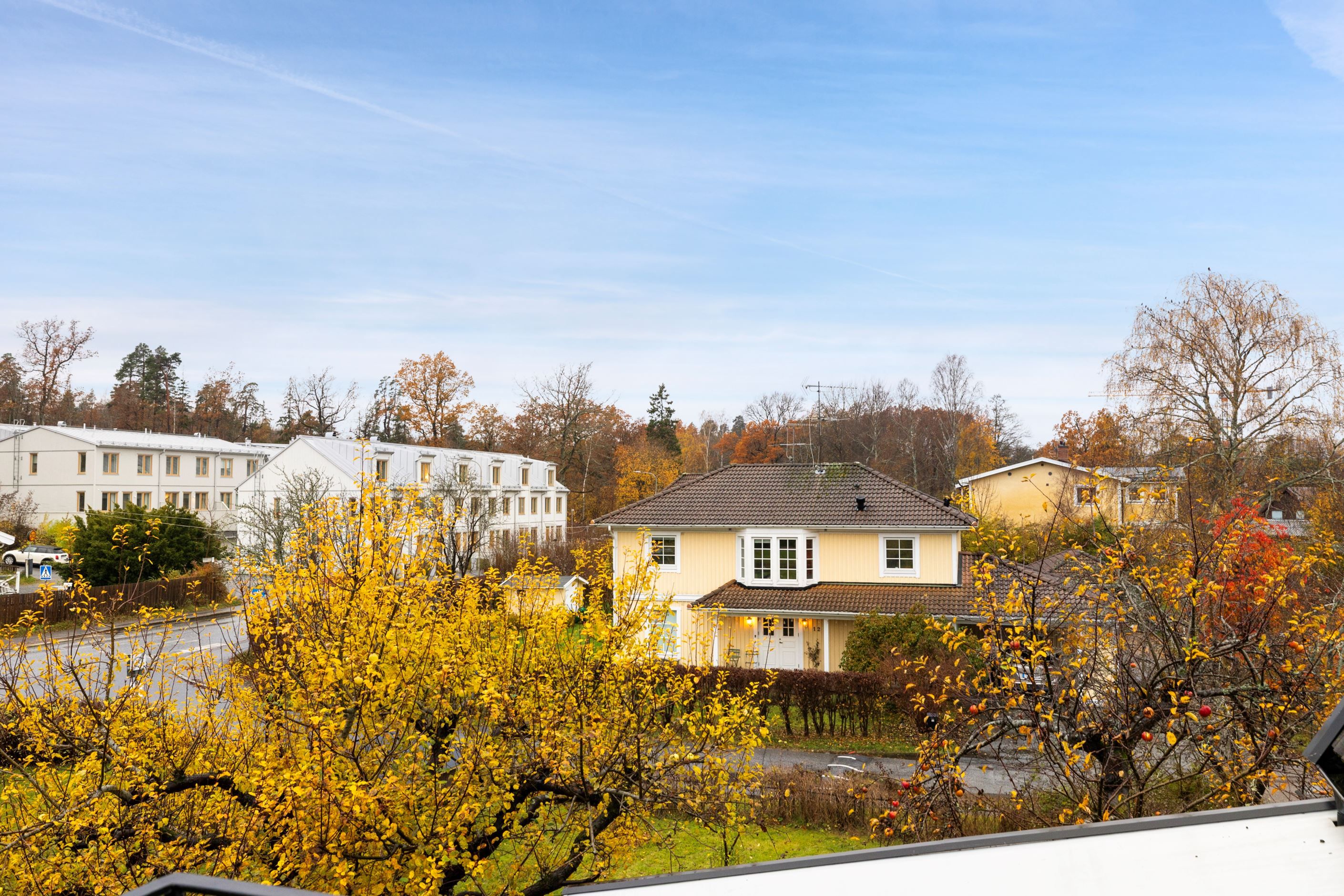 Utsikten från balkong