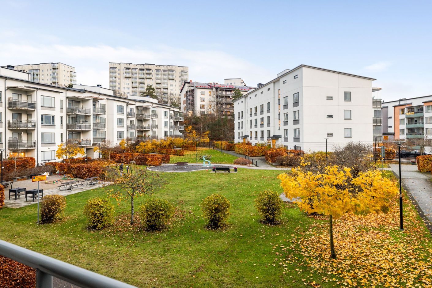 Utsikt från balkong