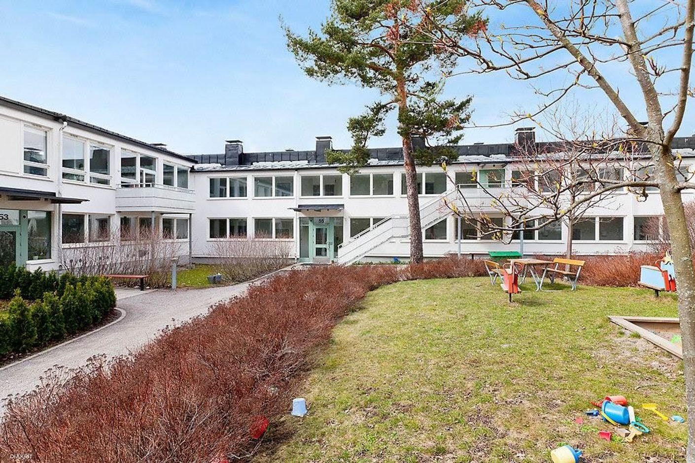 Larsbodaskolan innergård