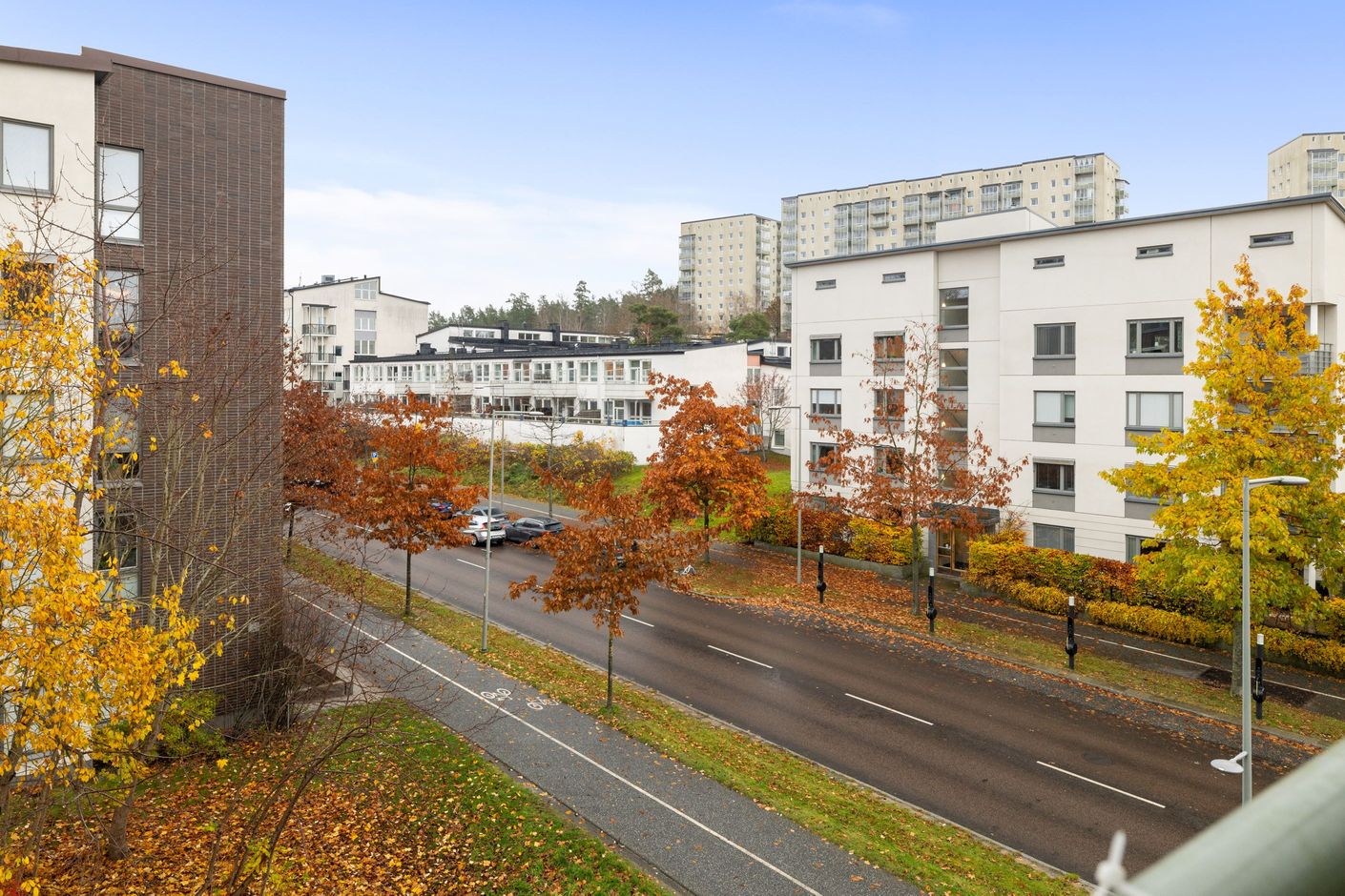 Utsikt från balkong