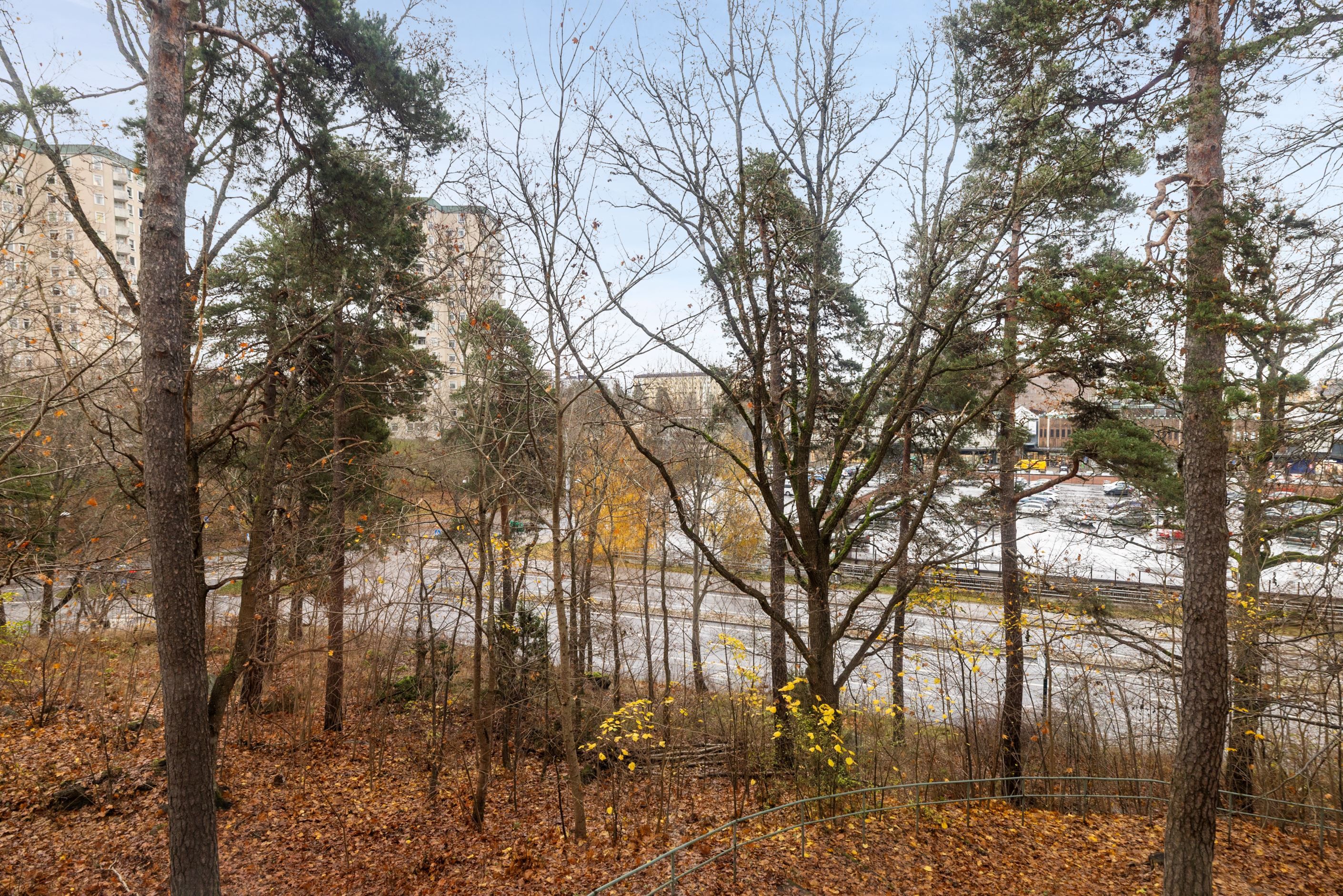 Utsikt från matplats