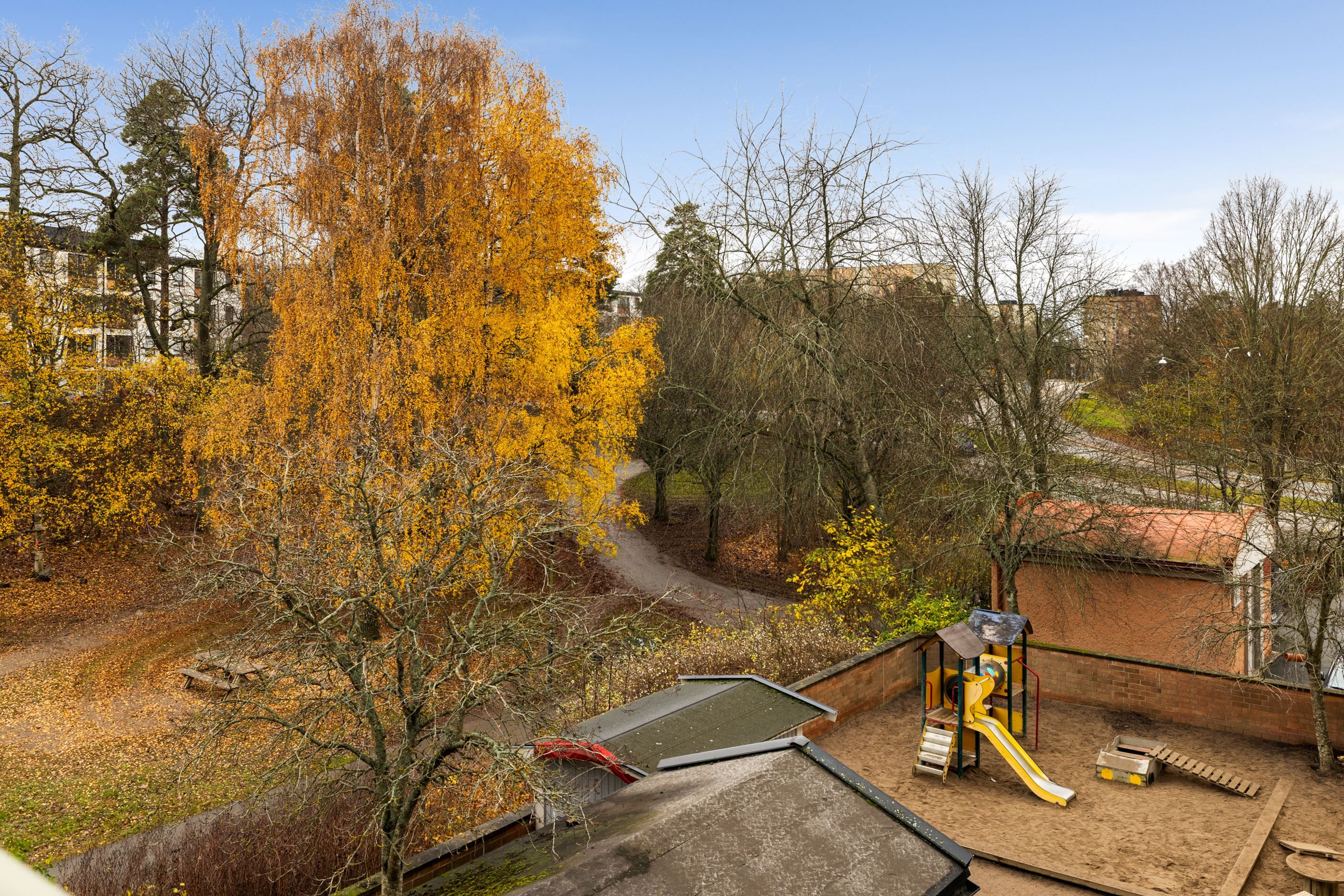 Utsikt från balkong