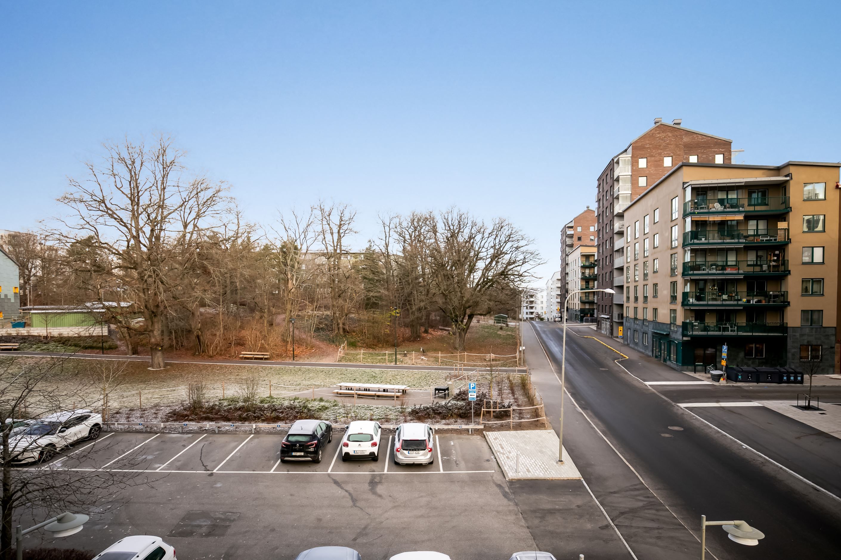 Utsikt från balkong