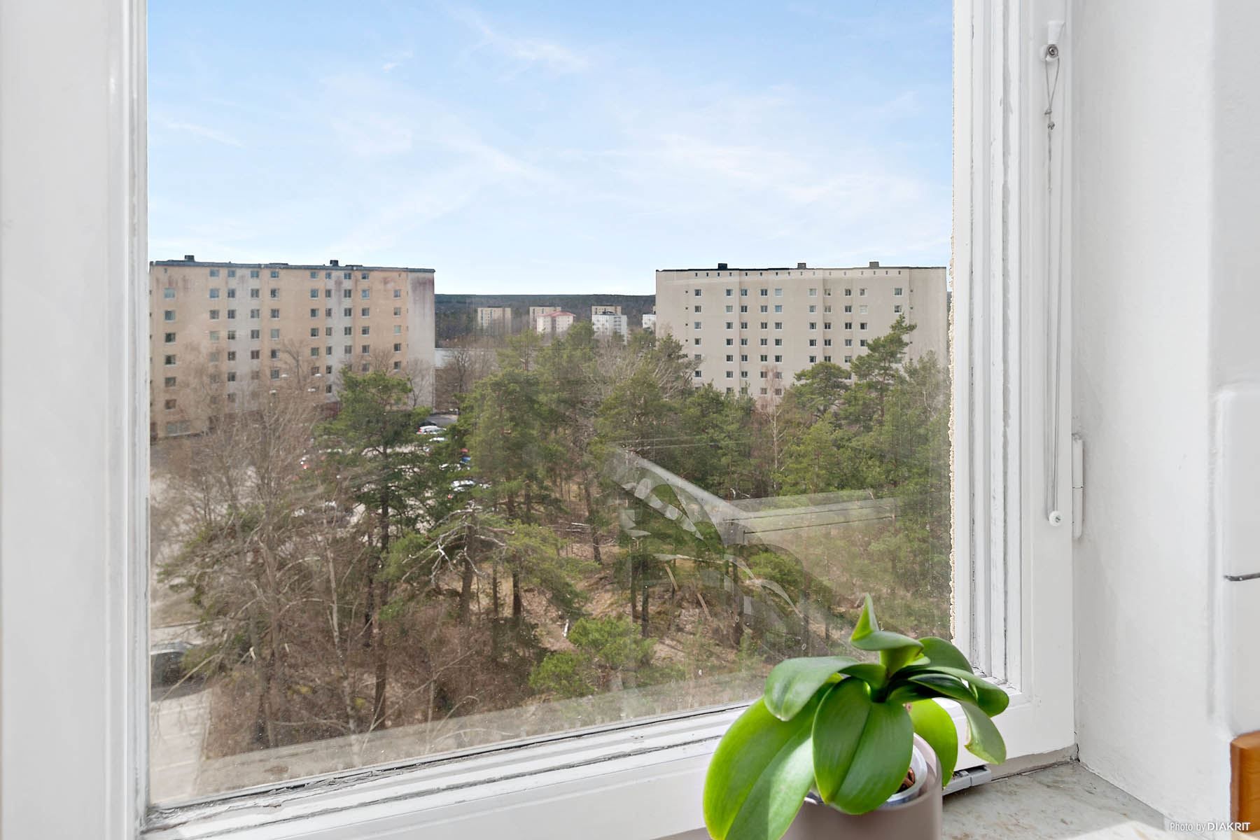 Utsikt från köksfönster