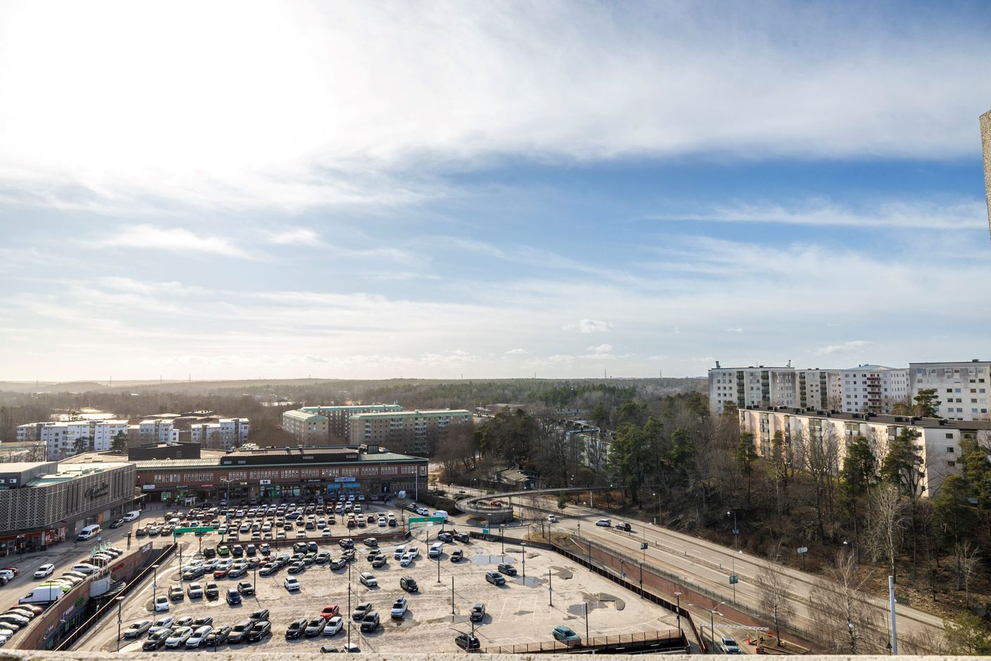 Utsikt från balkongen