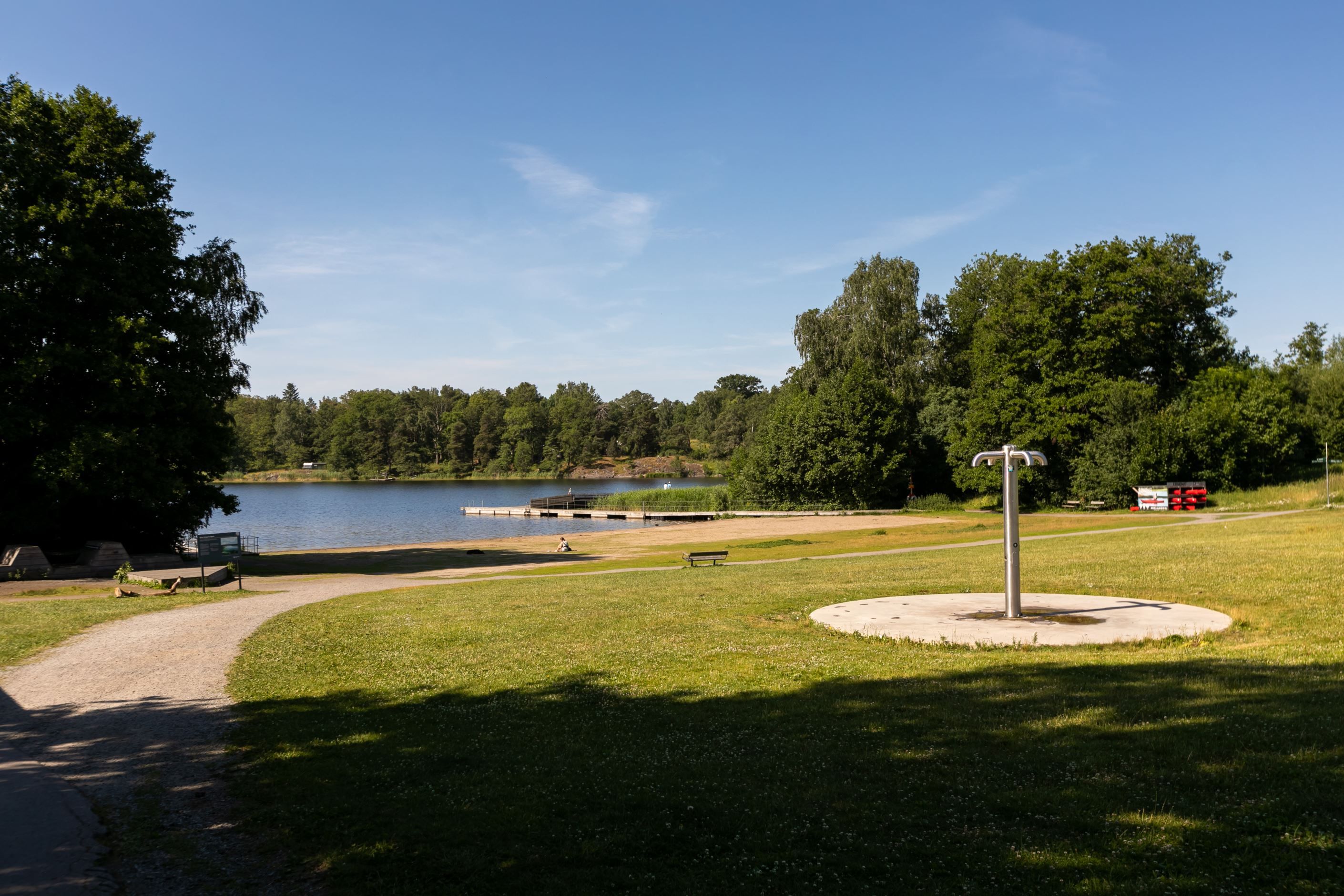 SJö och badplats