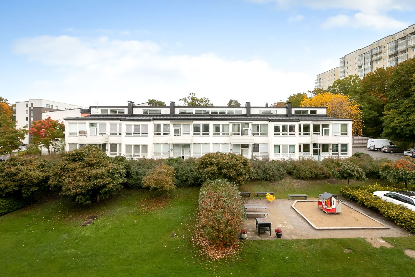 Utsikt från balkong