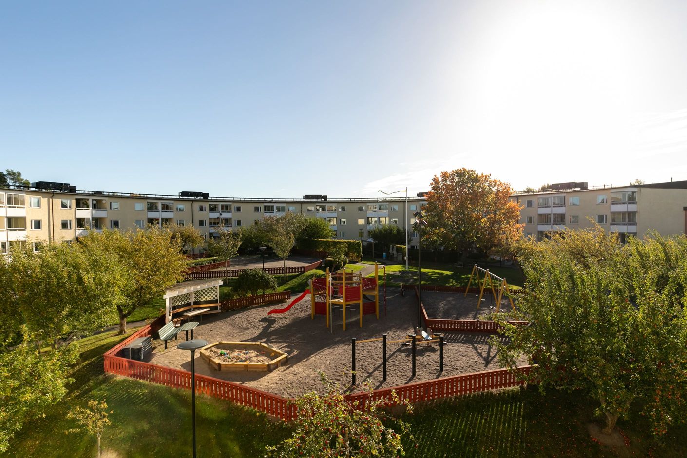 Utsikt från balkong