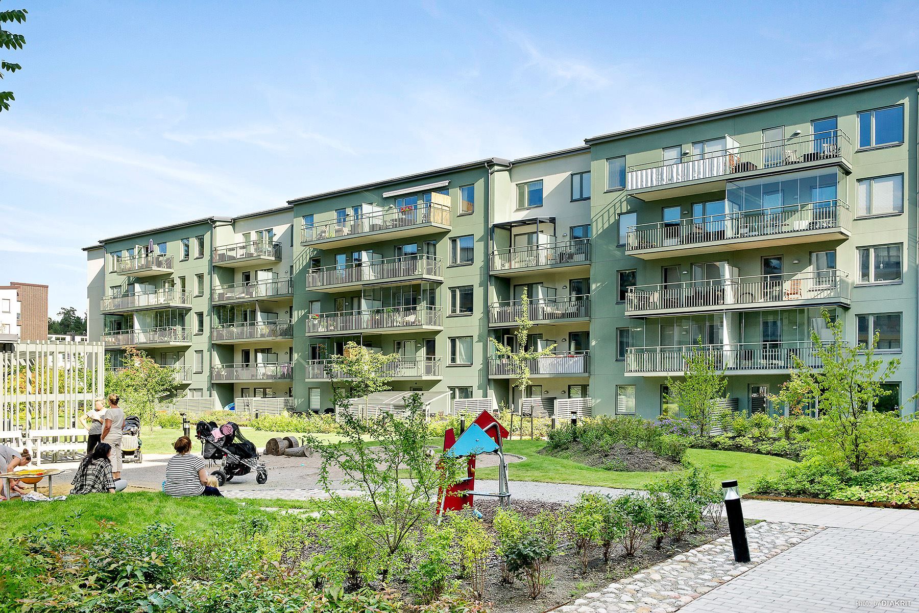 Föreningens omtyckta innergård