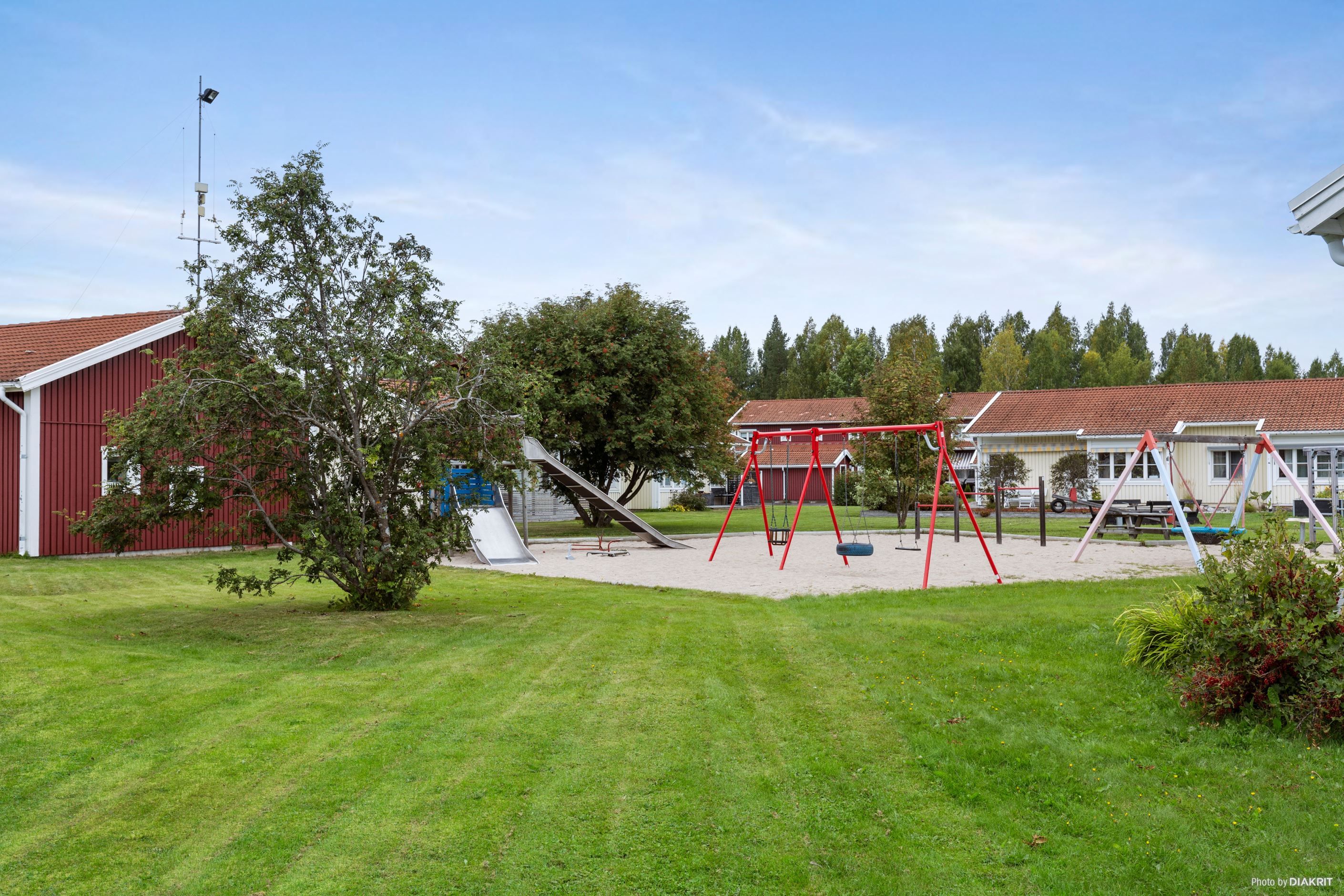 Gemensam innergård.