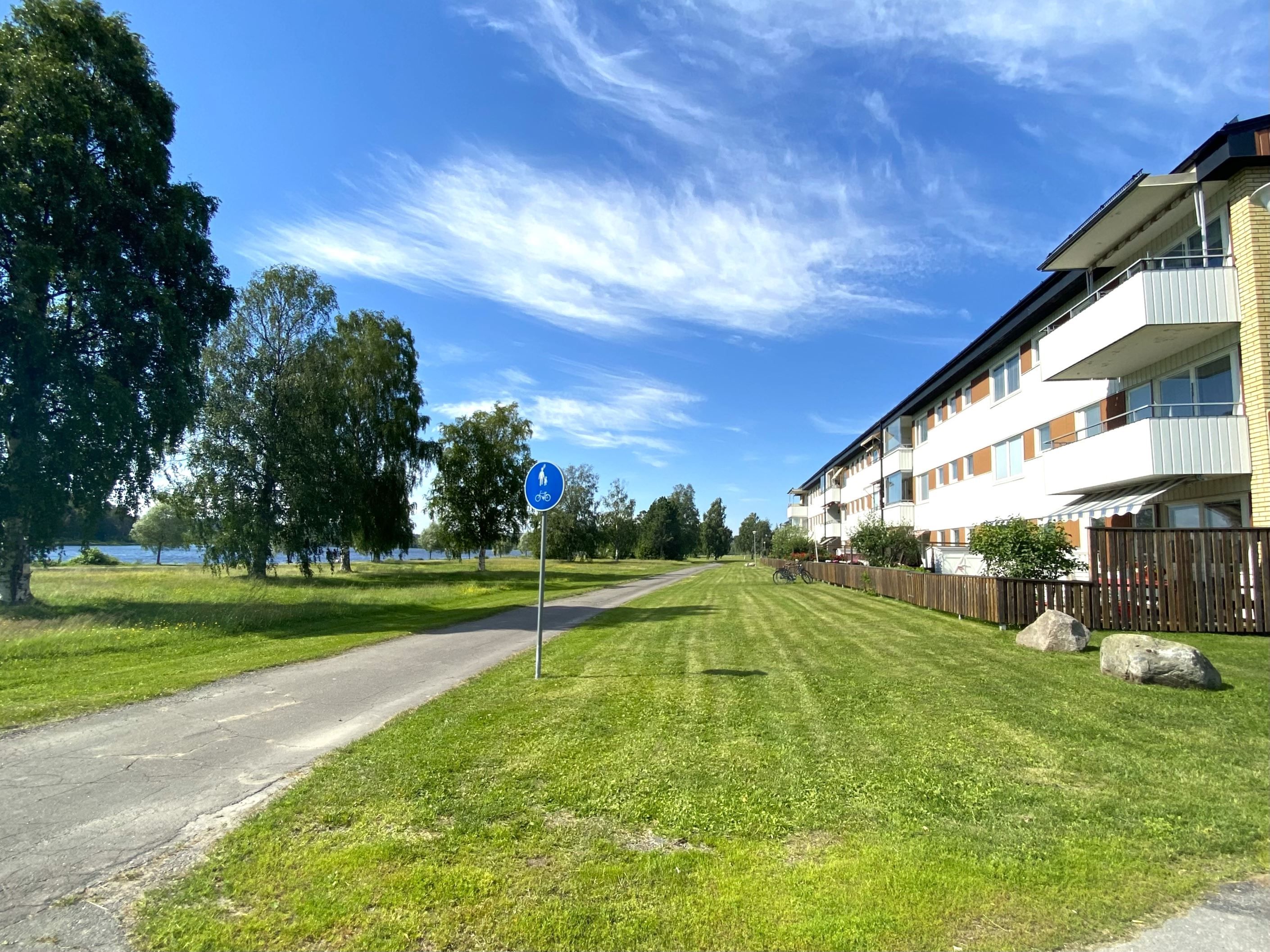 Promenadvägar utanför bostaden