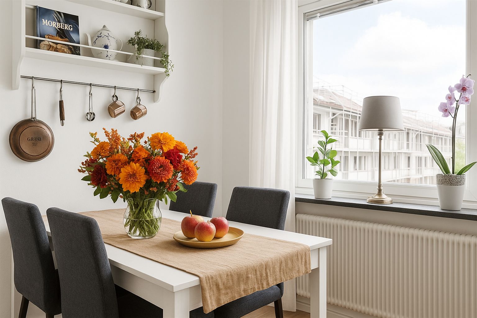 Ljus och liv i köket