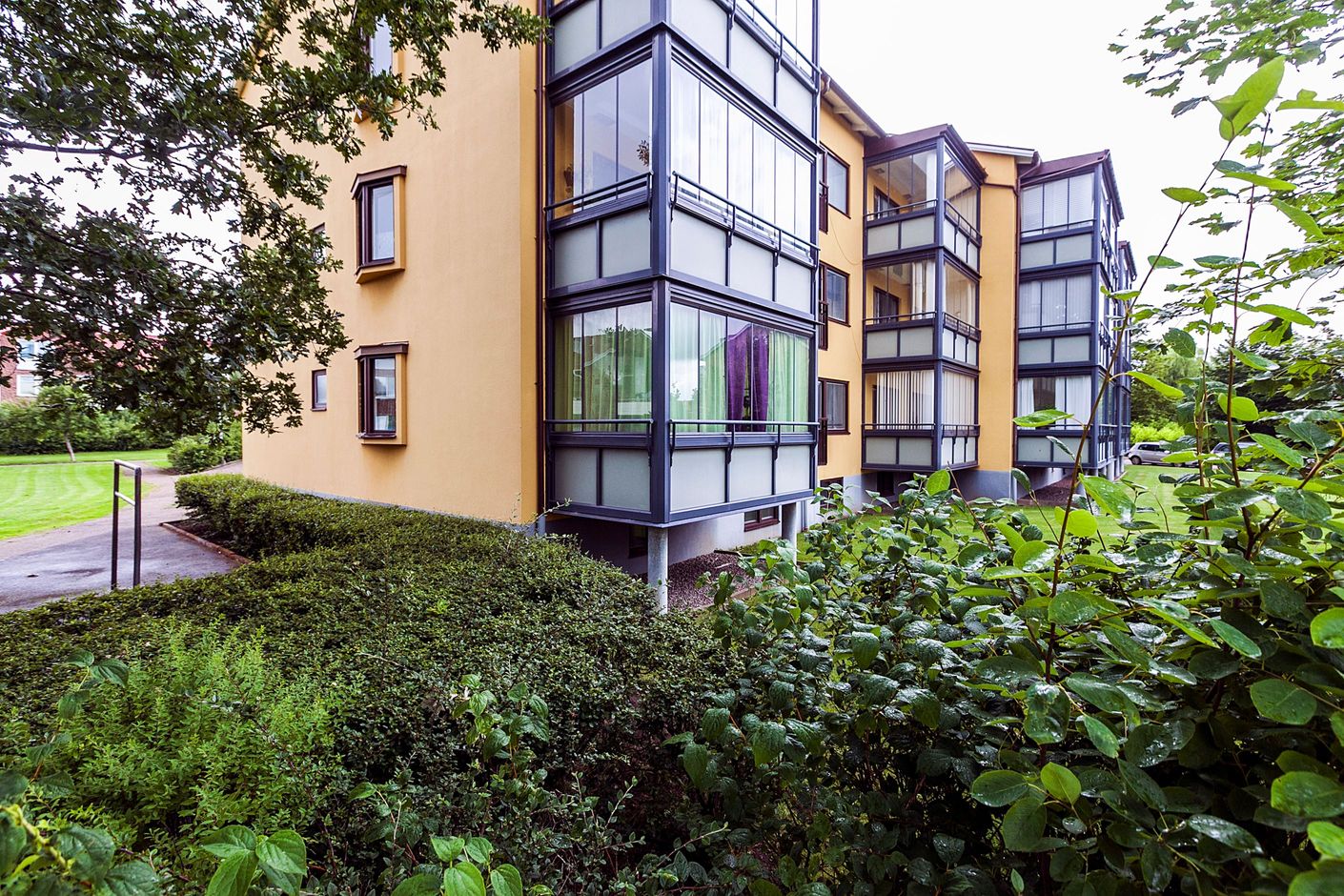 Balkongerna utifrån