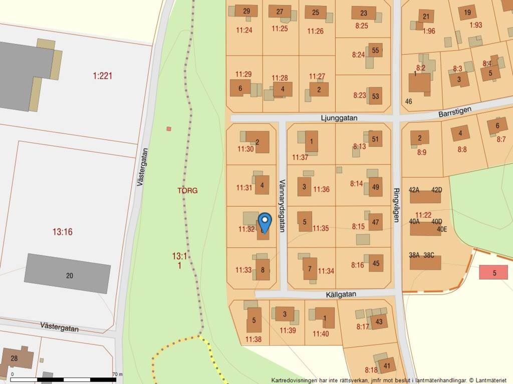 Lågupplöst Fastighetskarta