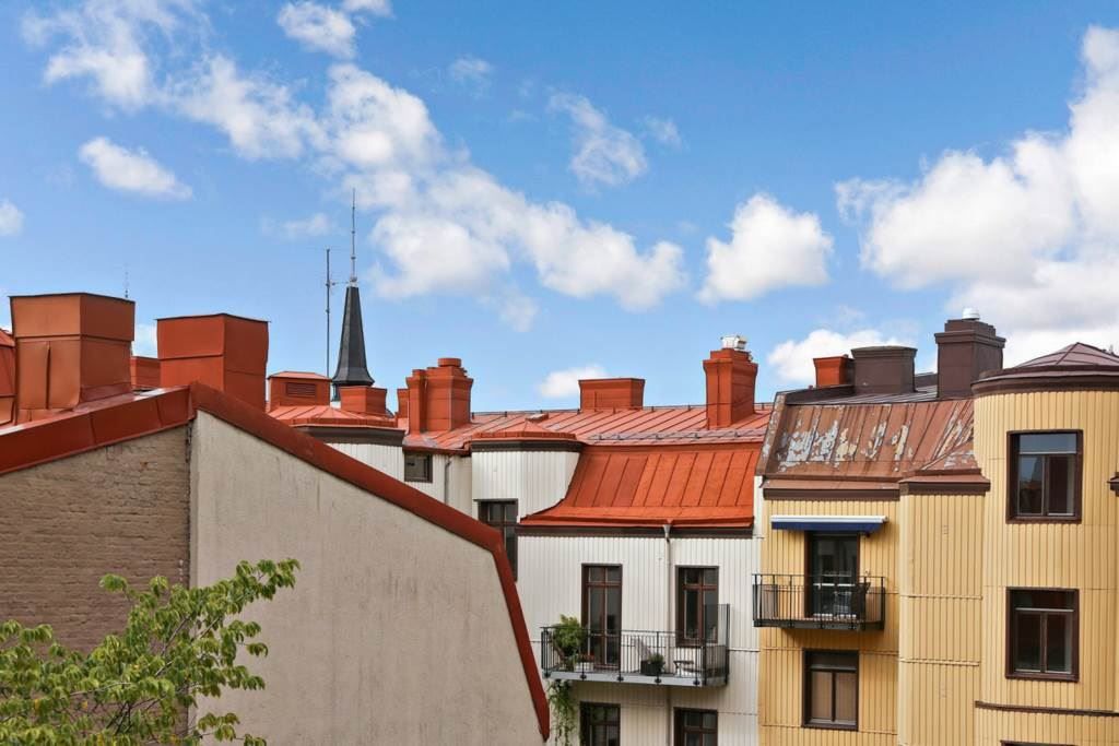 Trevlig utsikt från balkongen