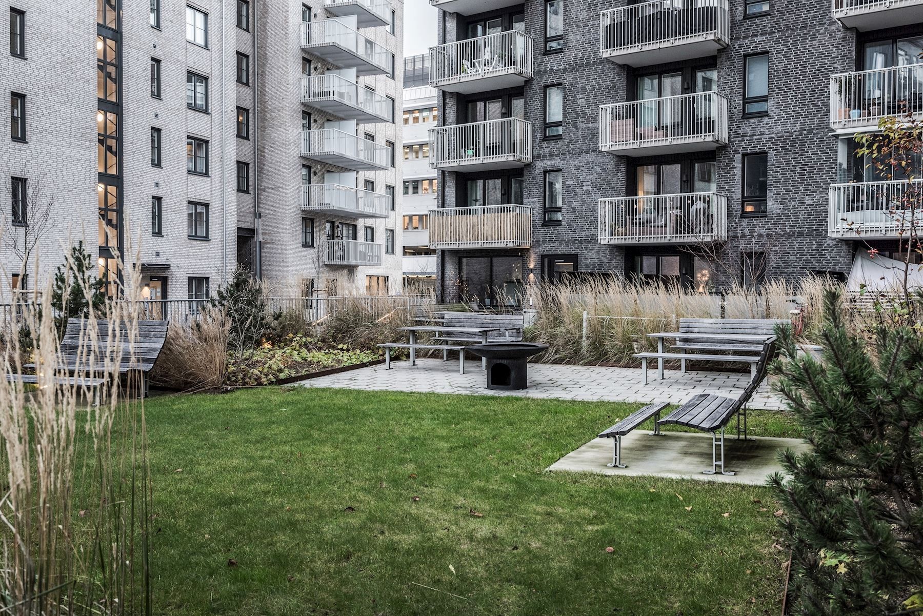 Föreningens trevliga innergård