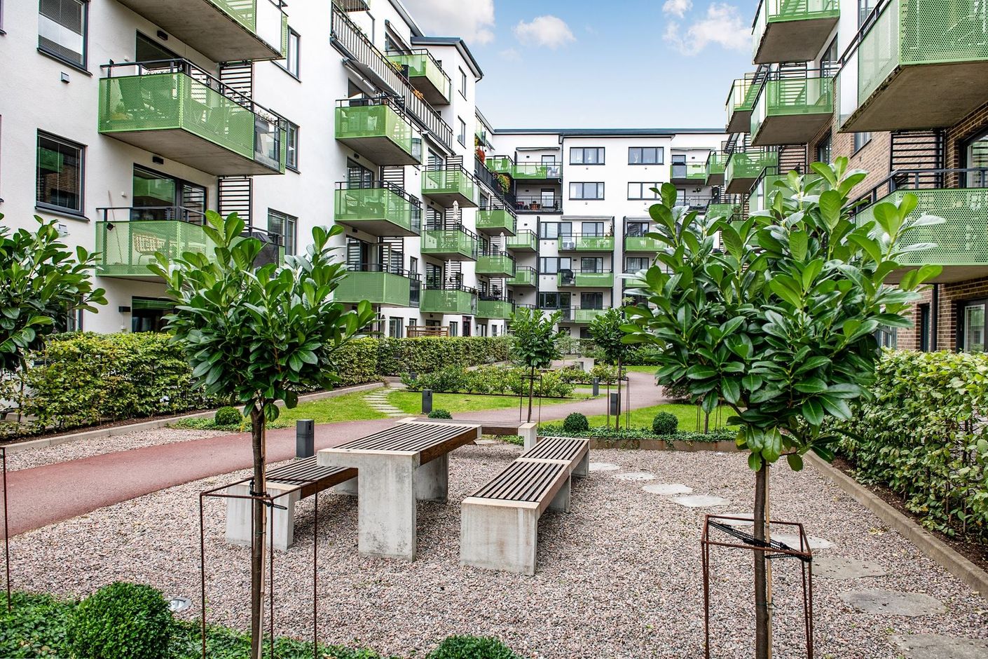 Föreningens mysiga innergård