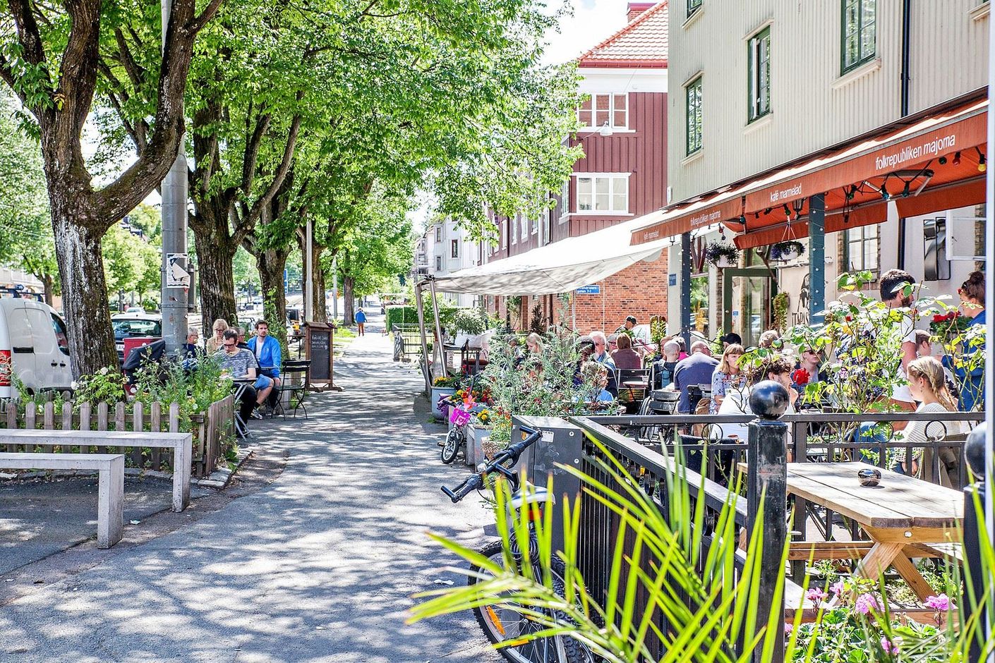 Gemytliga Mariaplan nås på några minuter