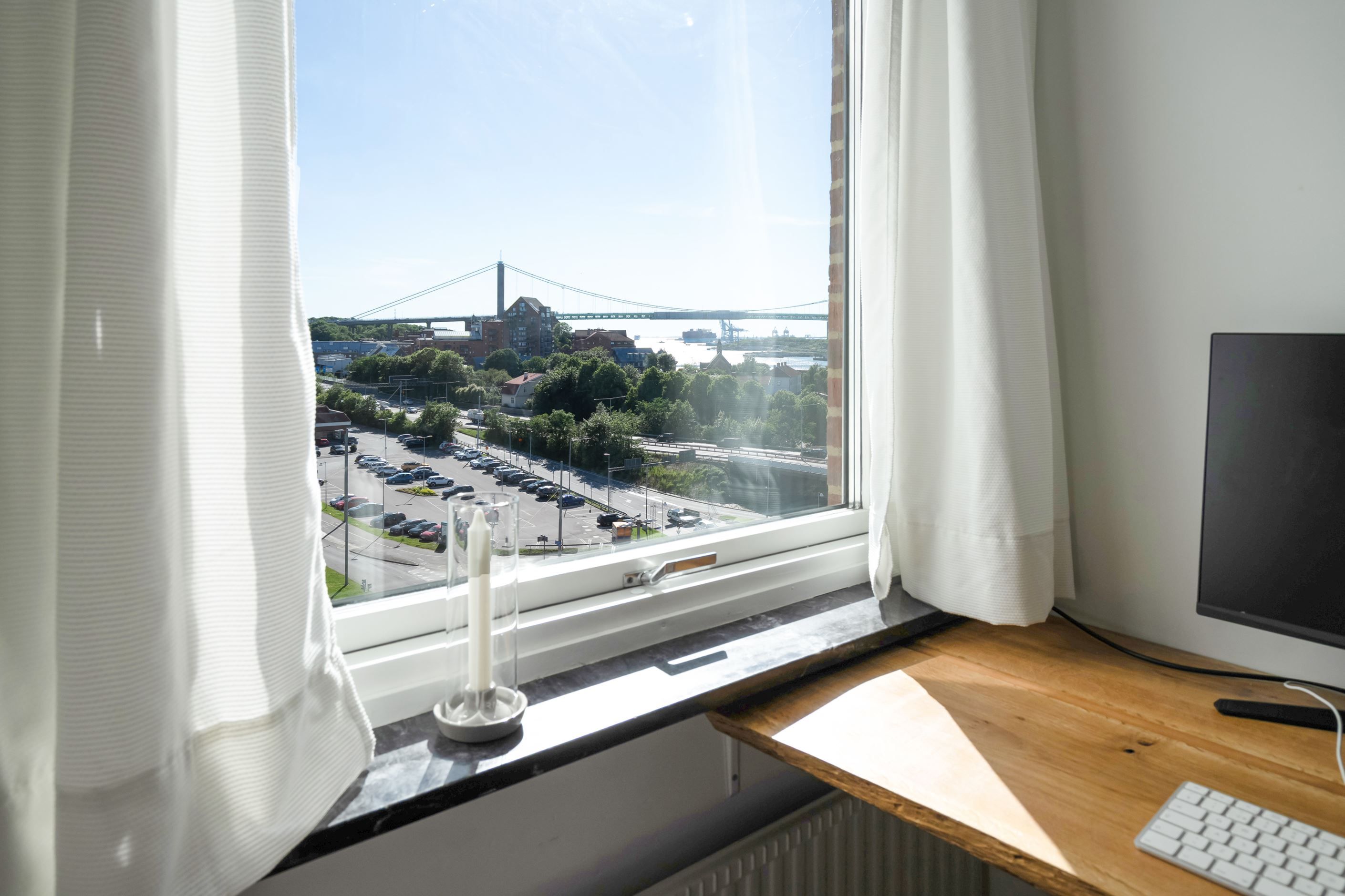 Utsikt från sovrummet