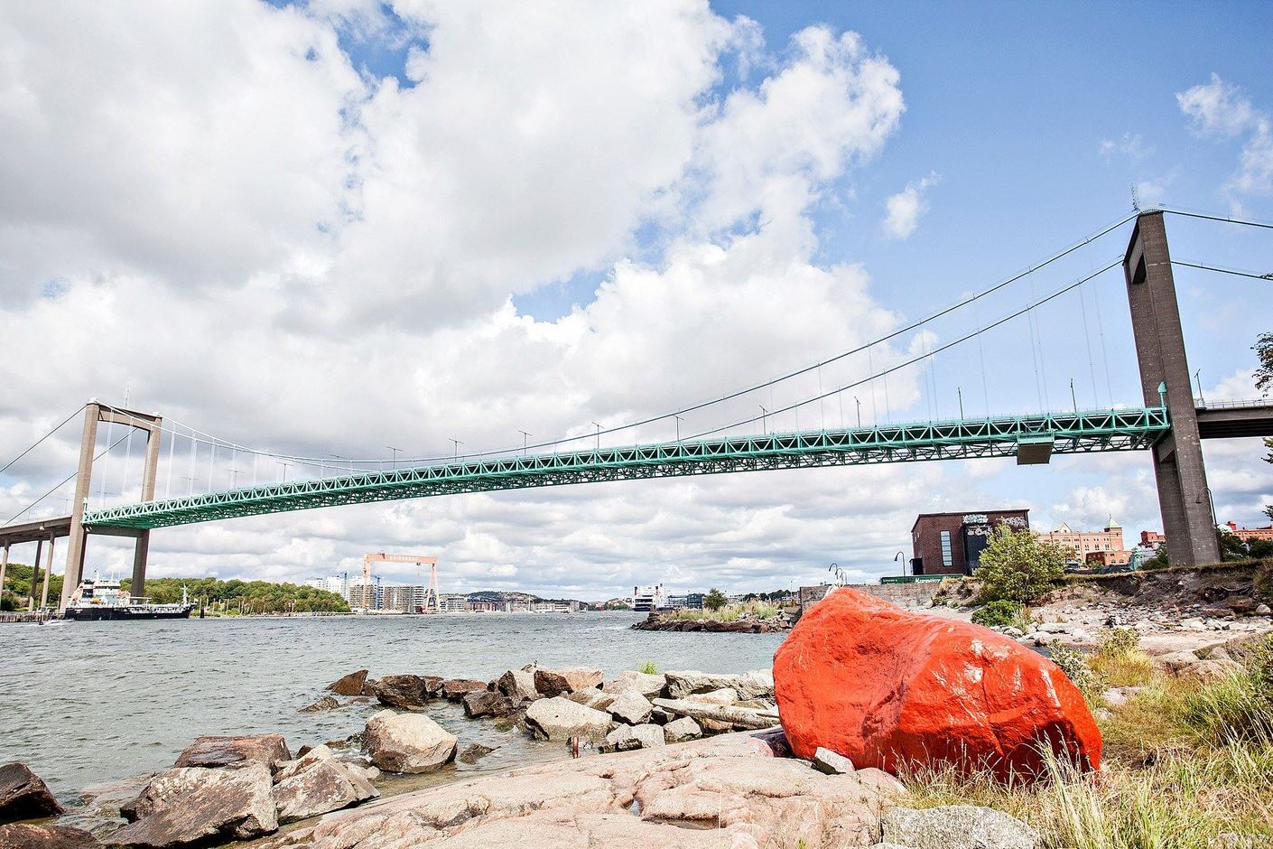 Trevliga promenadstråk vid Röda Sten