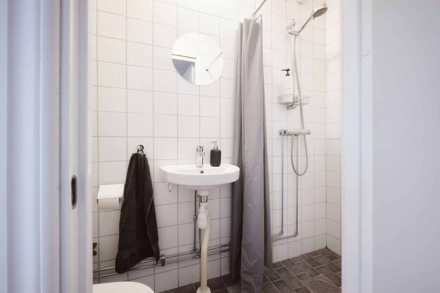 Badrum med bra duschplats
