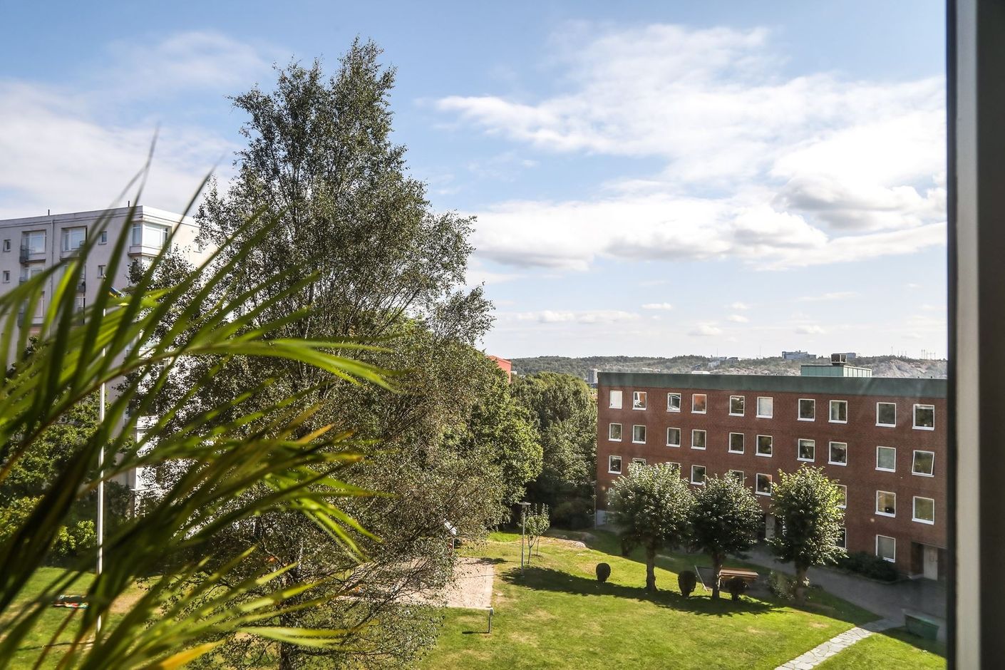 Utsikten från vardagsrummet är inte dum den heller