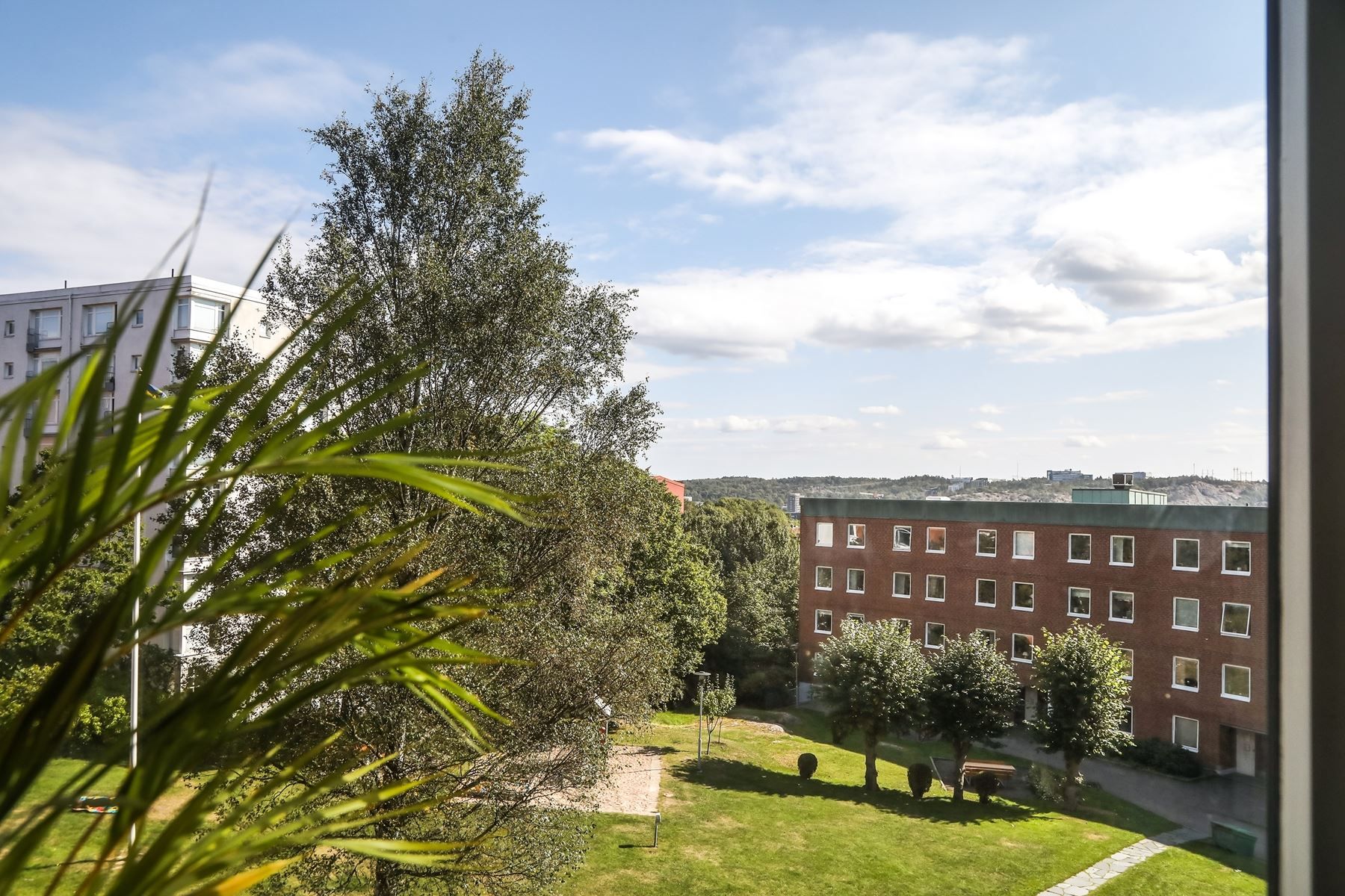 Utsikten från vardagsrummet är inte dum den heller