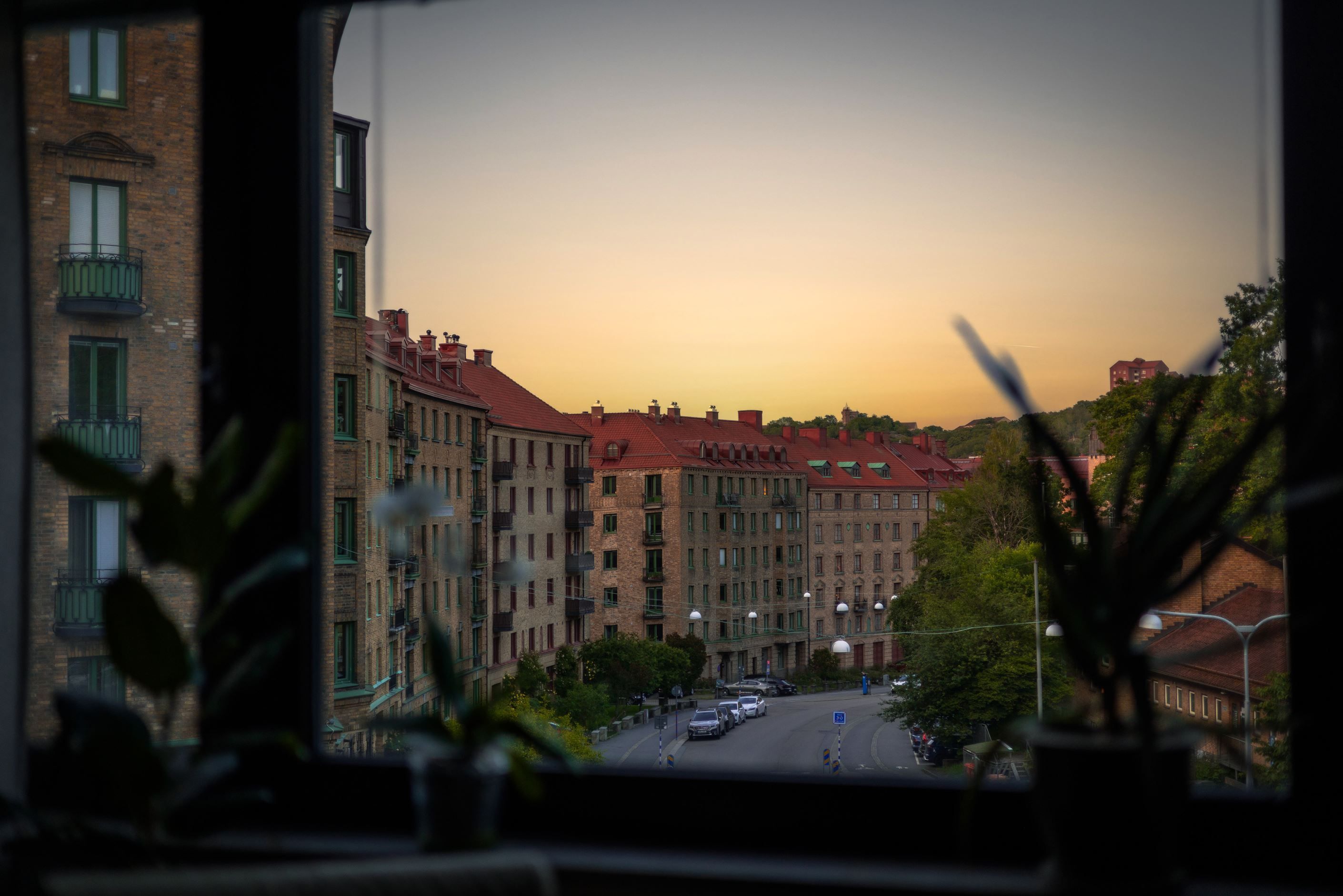 Fri sikt mot ståtliga Rosengatan