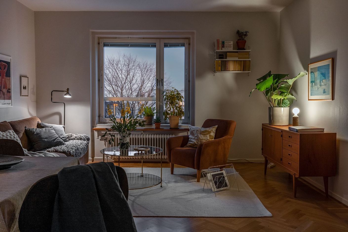 Magiskt ljus på kvällen