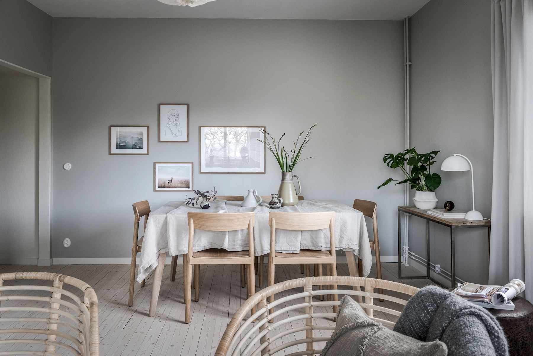 Med plats för ett stort matbord