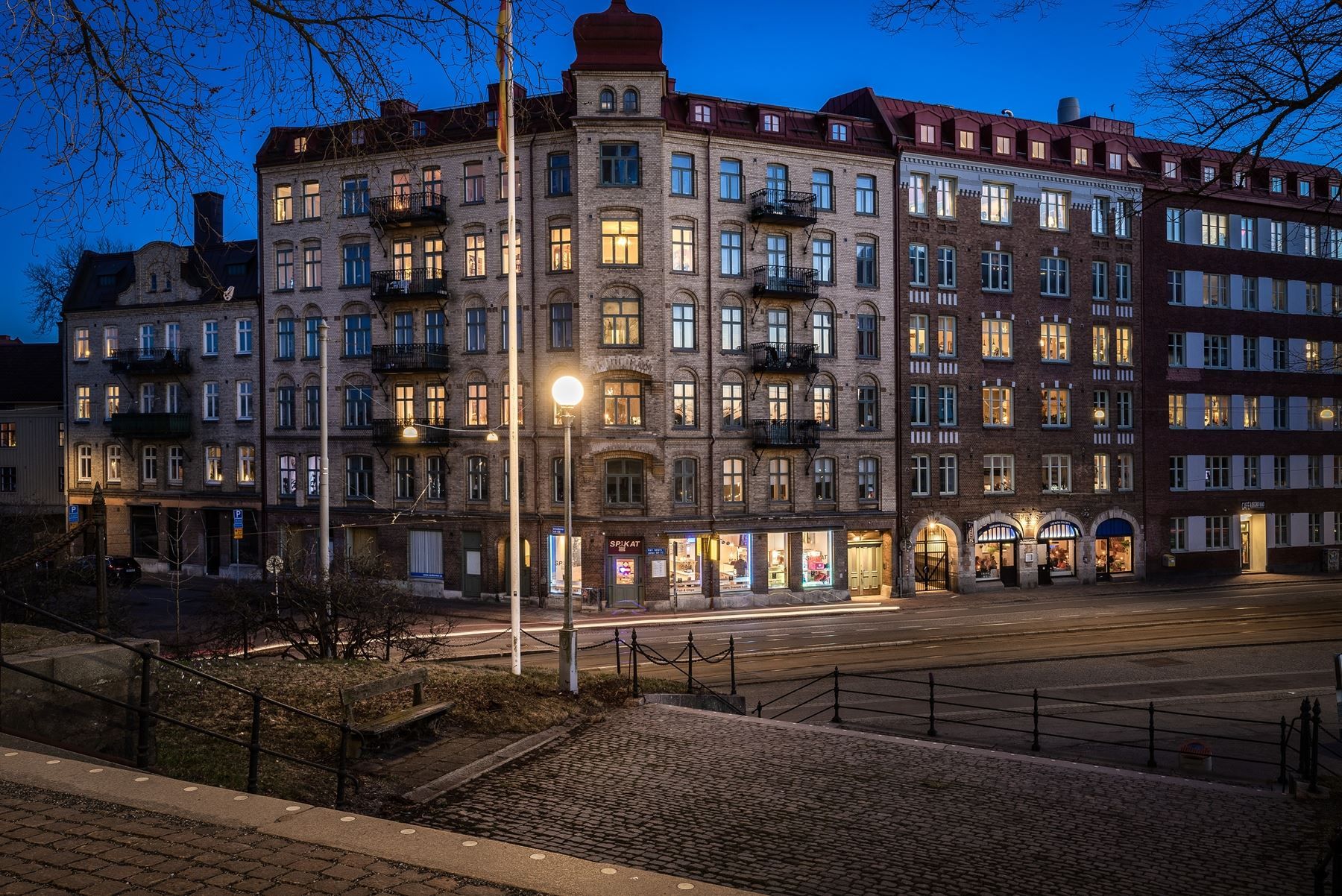 Det ståtliga Kaptenshuset anno 1906