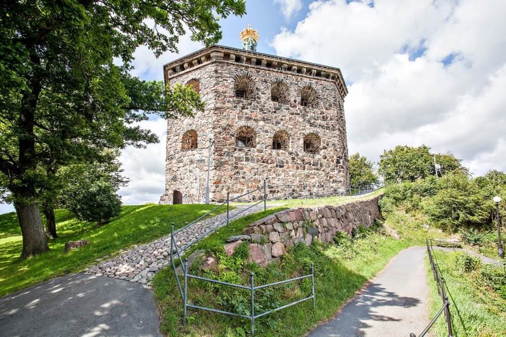 Magiskt utsikt från Skansen Kronan