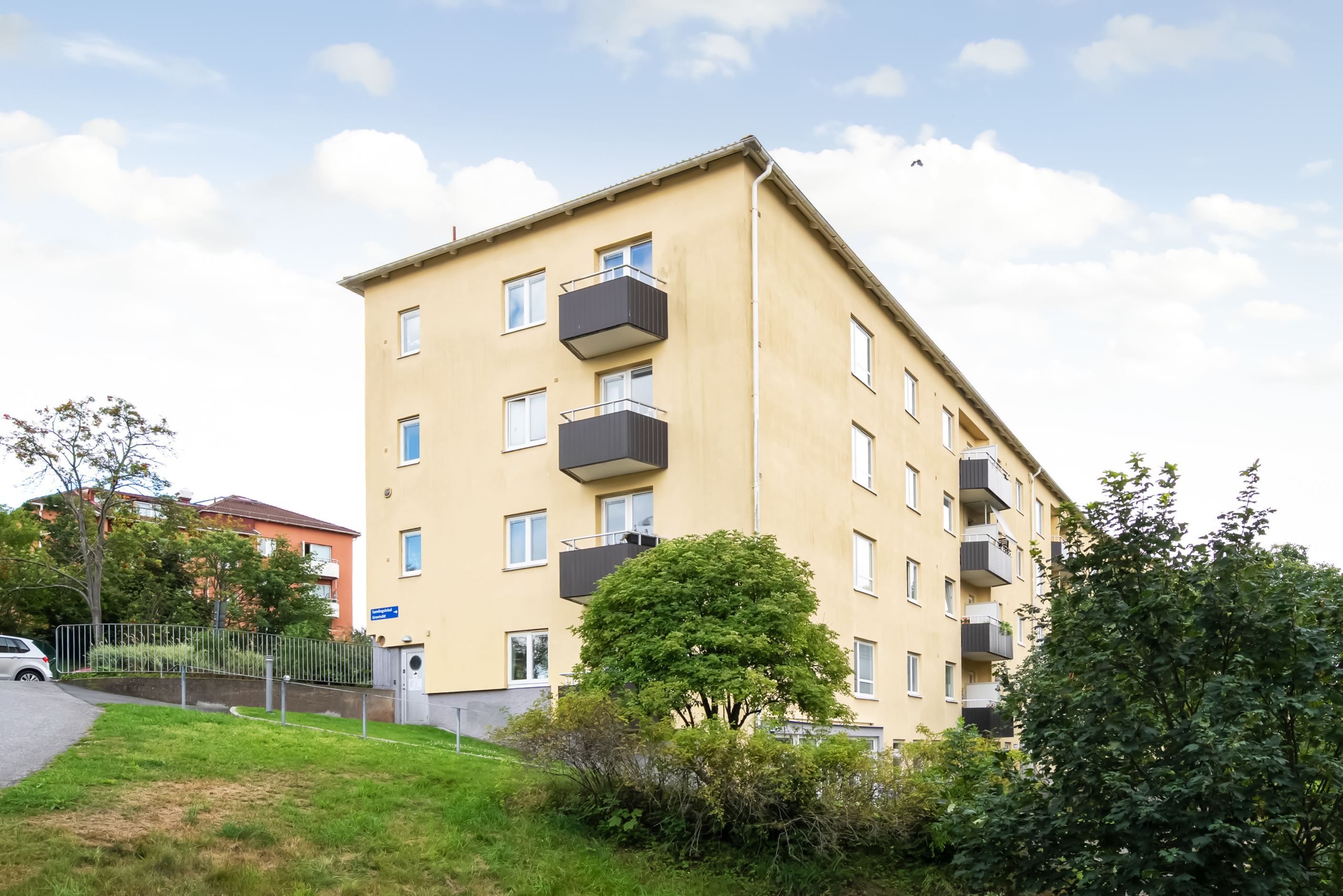 Utmärkt gavelläge högst upp
